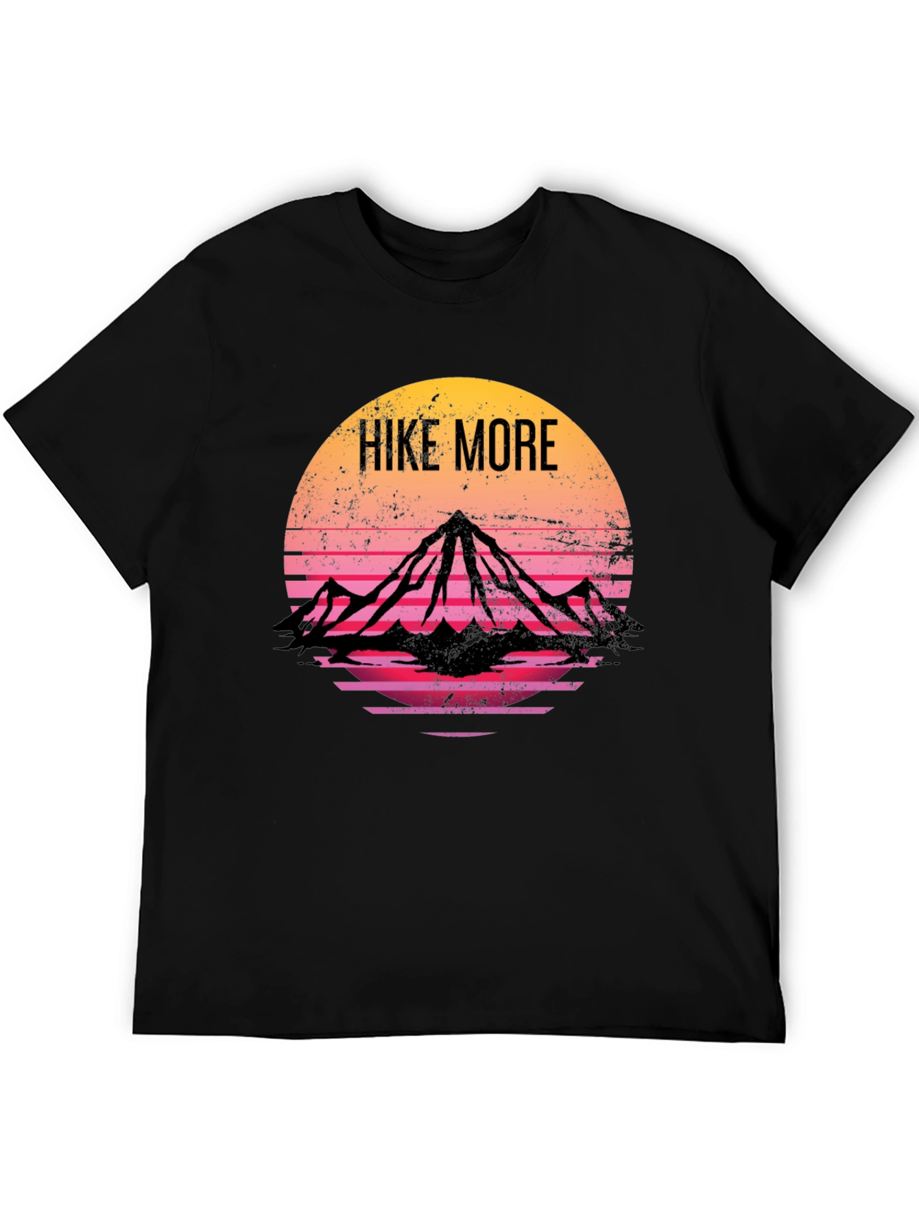 Hike More Retro Mountain T-Shirt