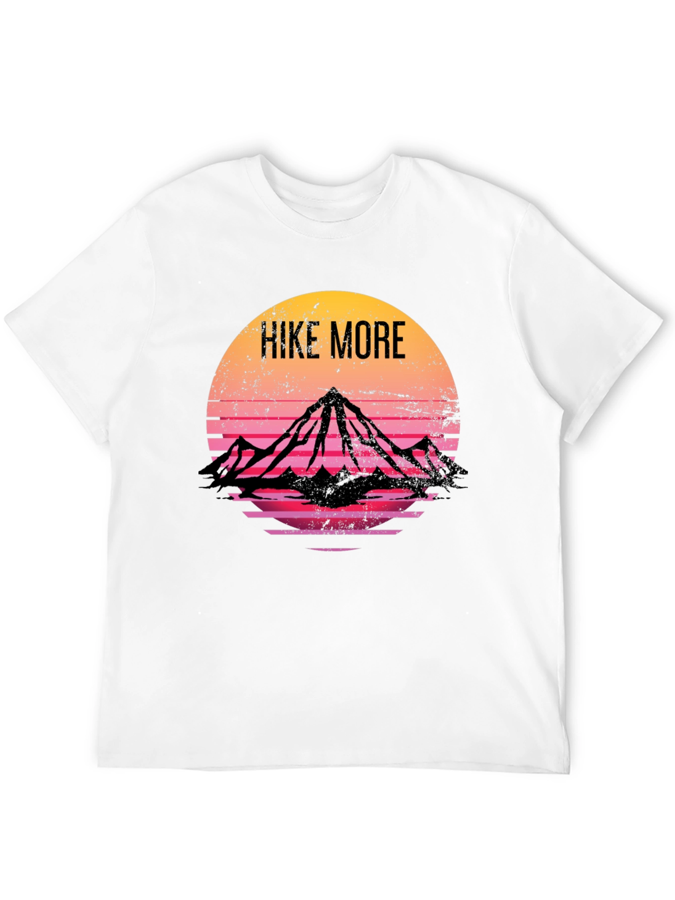 Hike More Retro Mountain T-Shirt