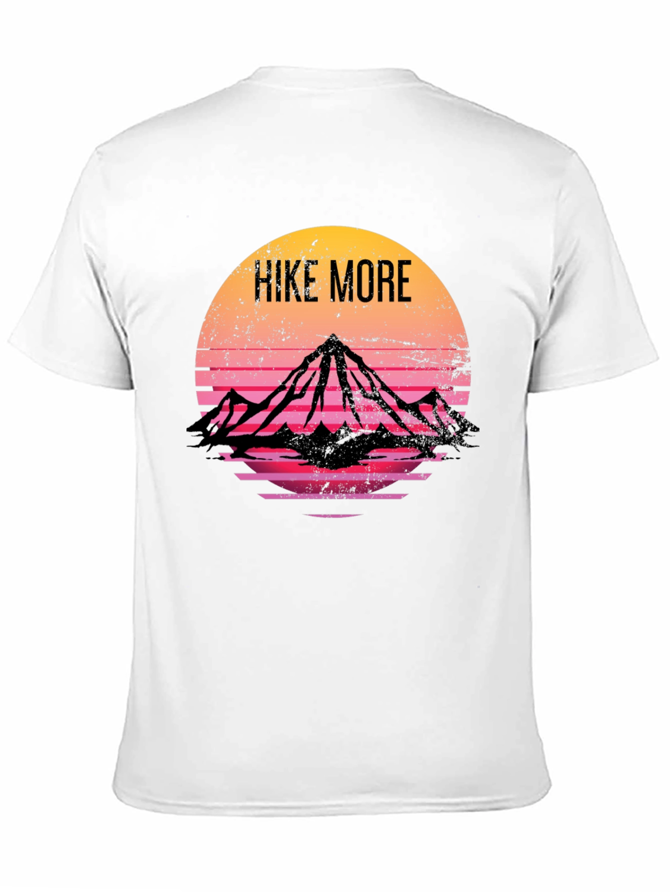 Hike More Retro Mountain T-Shirt