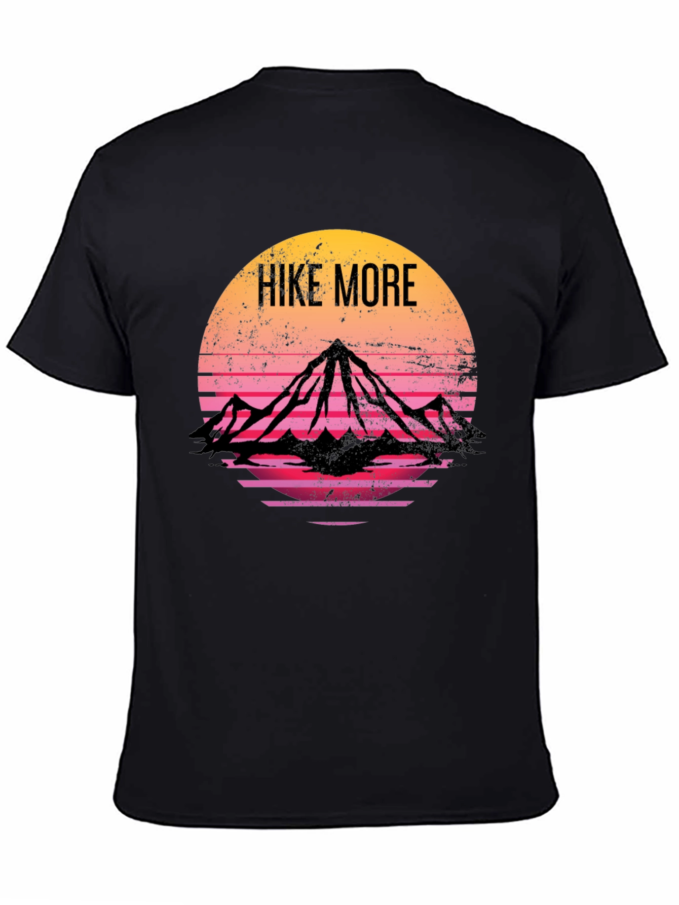 Hike More Retro Mountain T-Shirt
