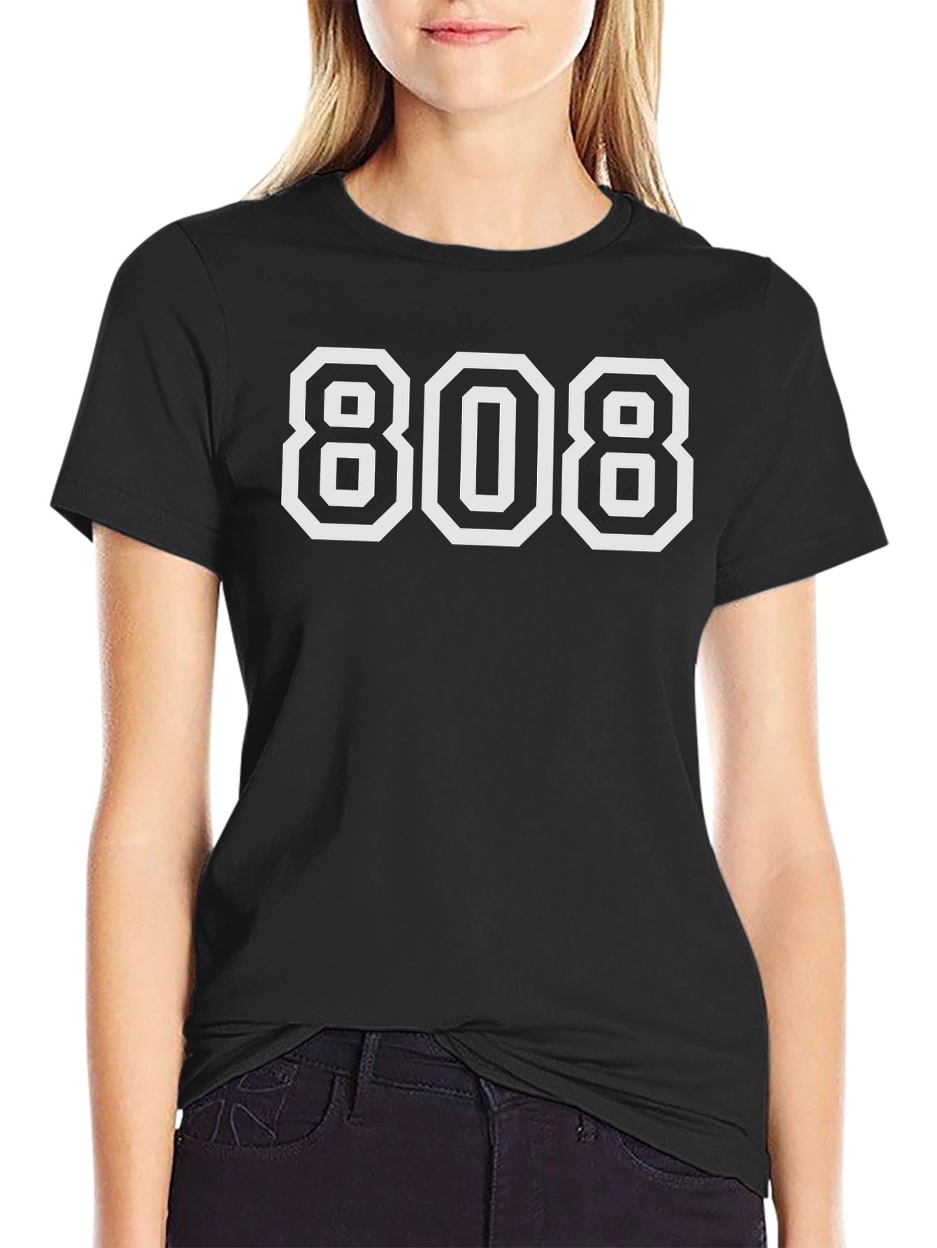 808 Graphic T-Shirt - Classic Number Tee
