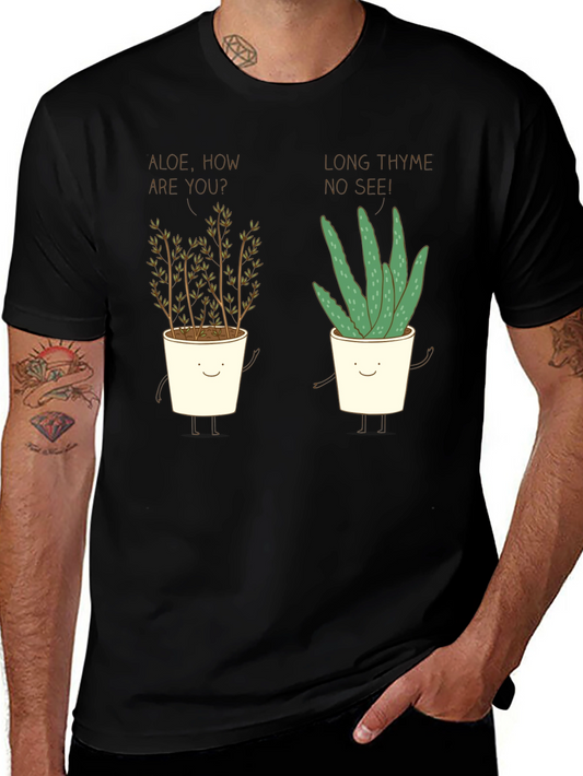 Aloe & Thyme Funny Pun Graphic T-Shirt