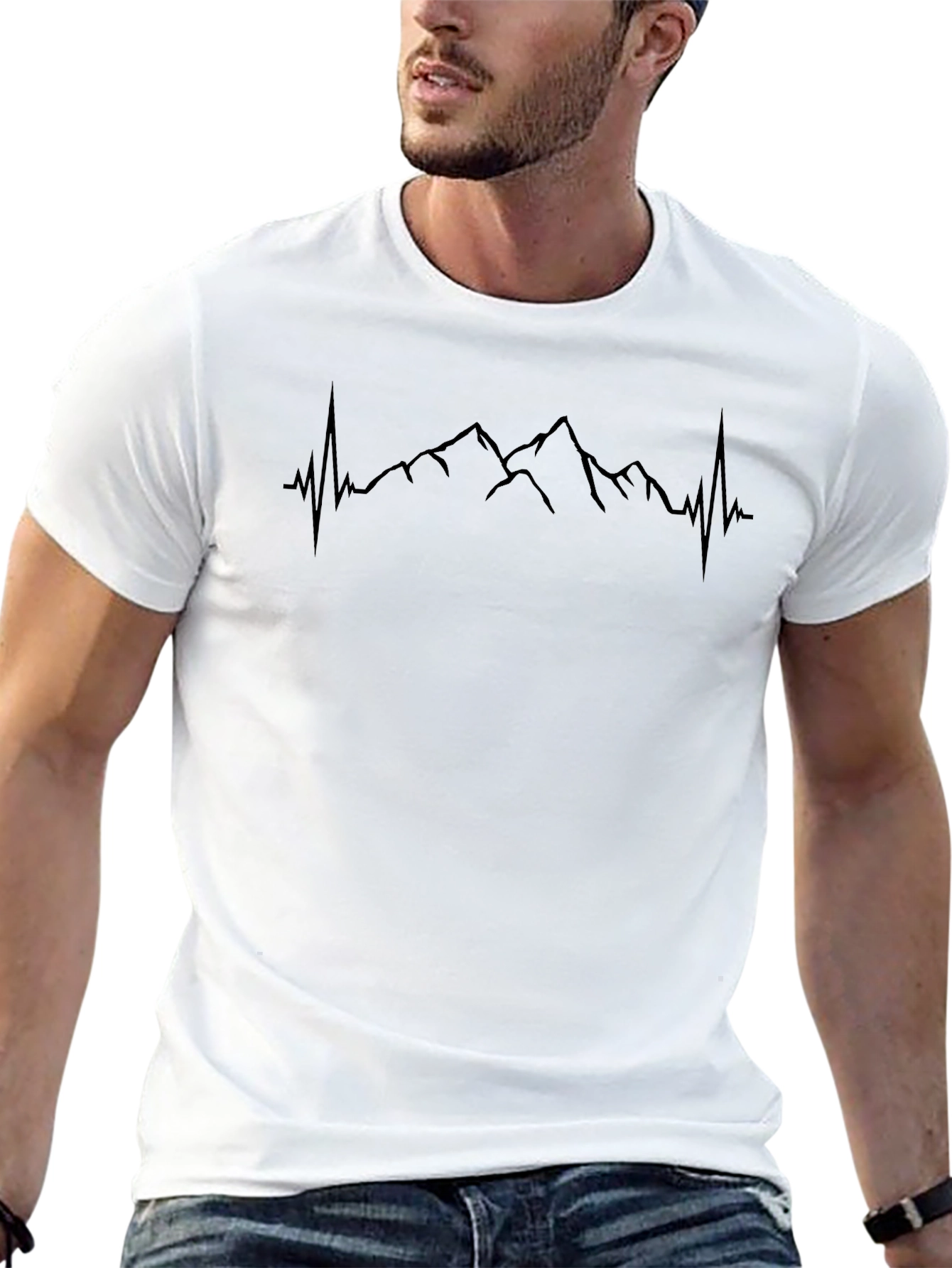 Mountain Heartbeat Graphic Tee