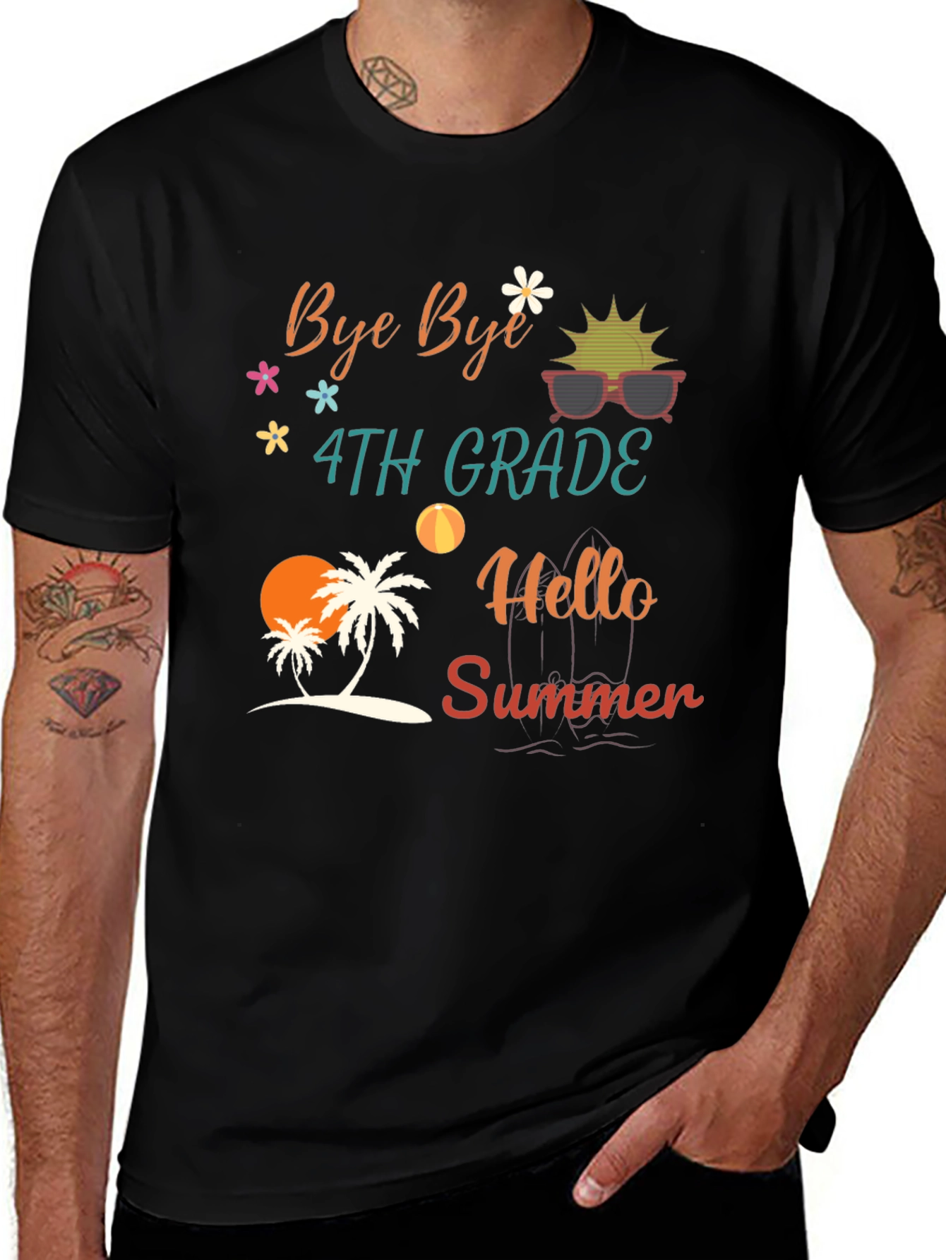 Bye Bye 4th Grade Hello Summer T-Shirt