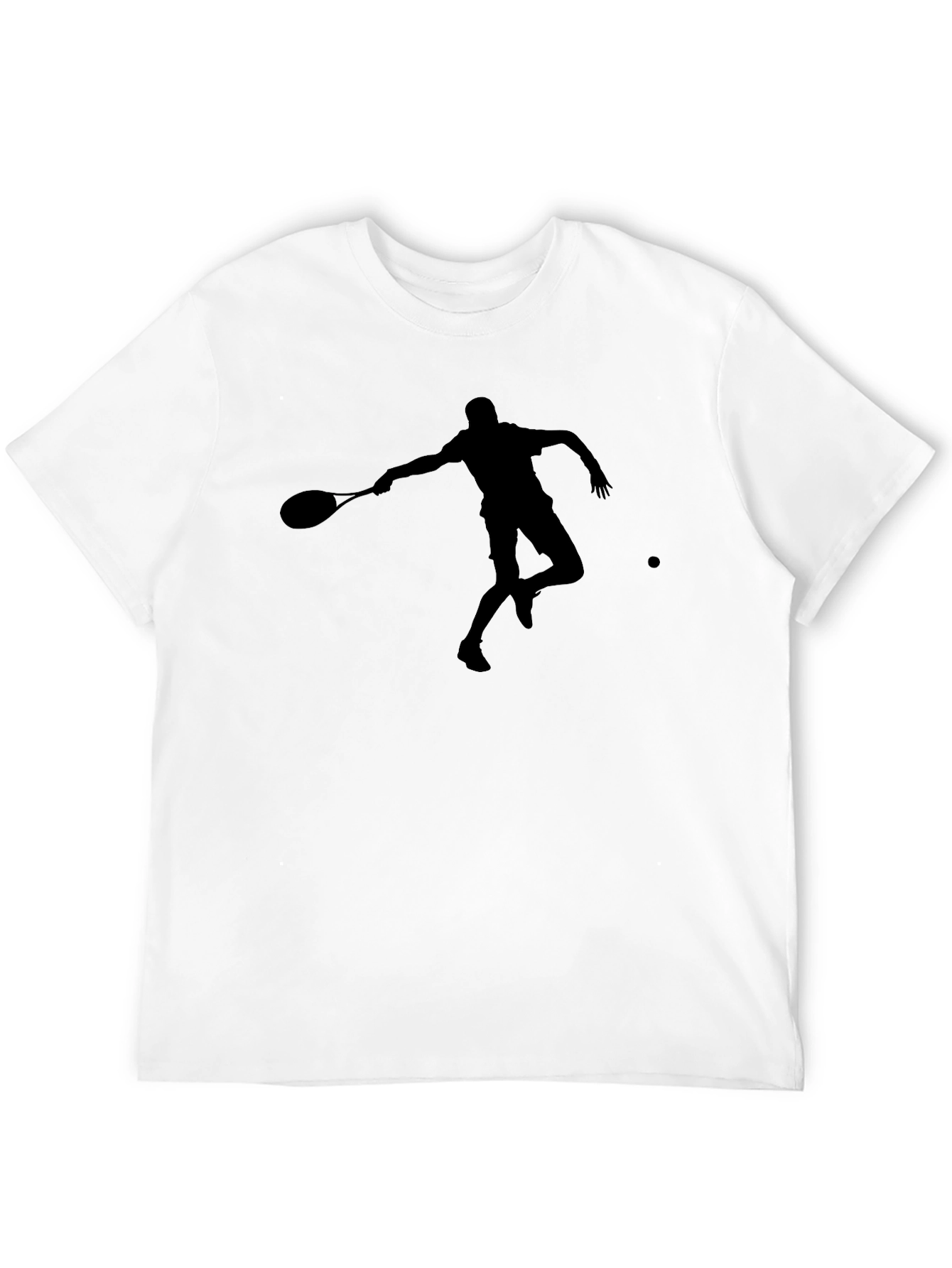 Black Tennis Silhouette T-Shirt