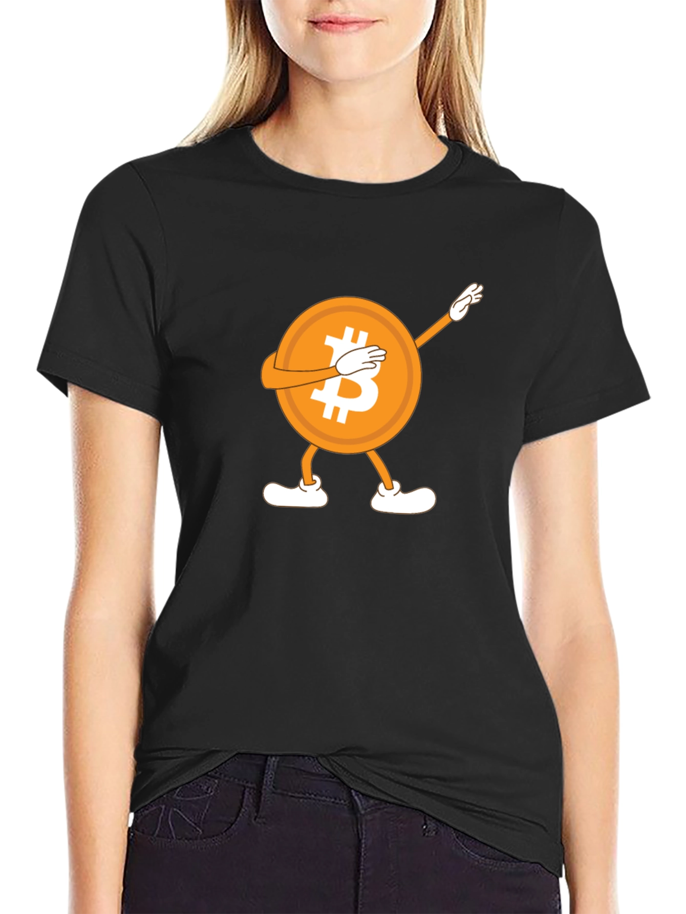 Bitcoin Dab T-Shirt - Crypto Tee