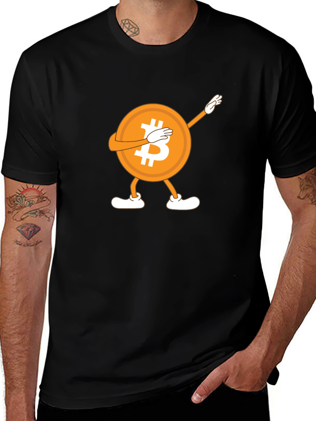 Bitcoin Dab T-Shirt - Crypto Tee