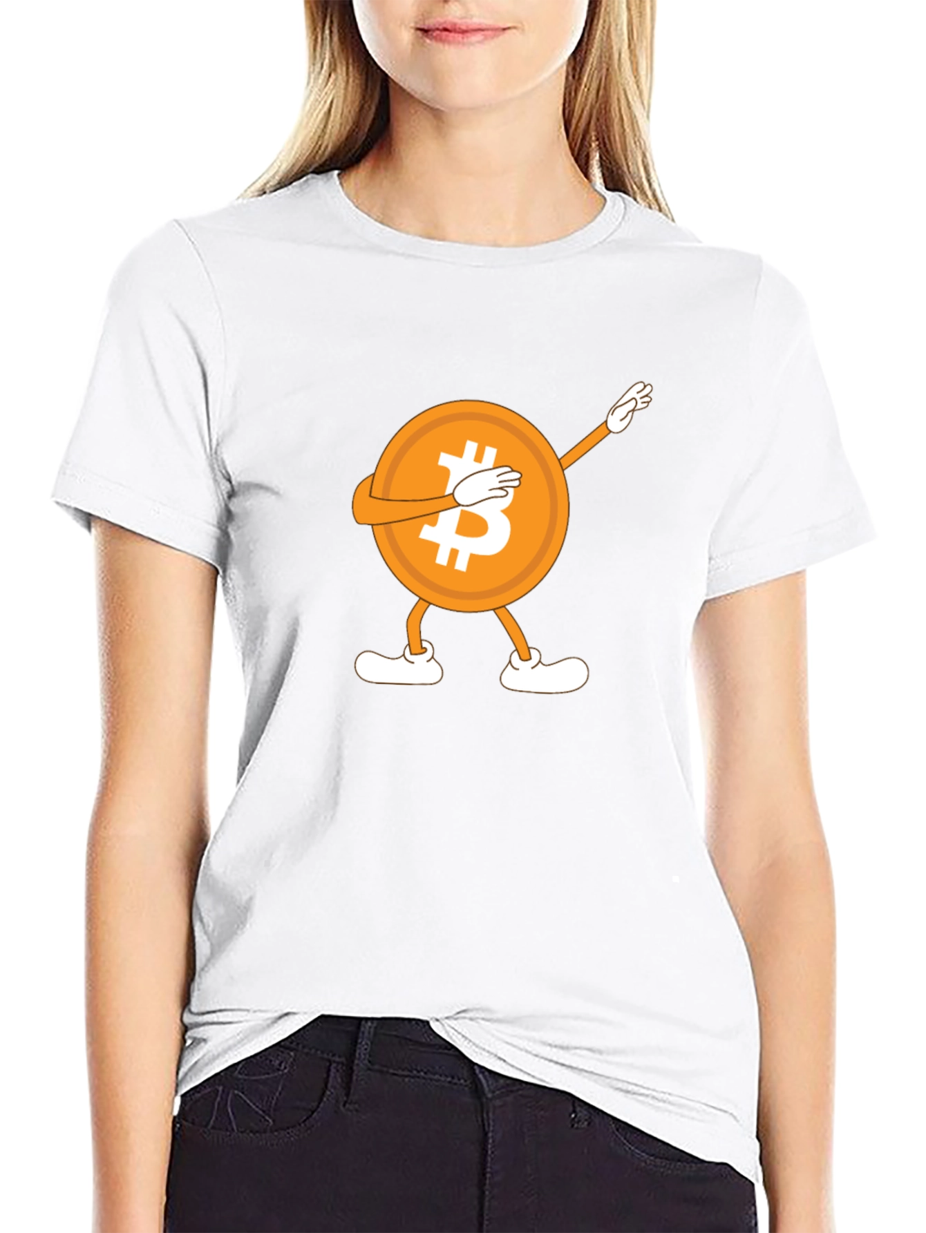 Bitcoin Dab T-Shirt - Crypto Tee