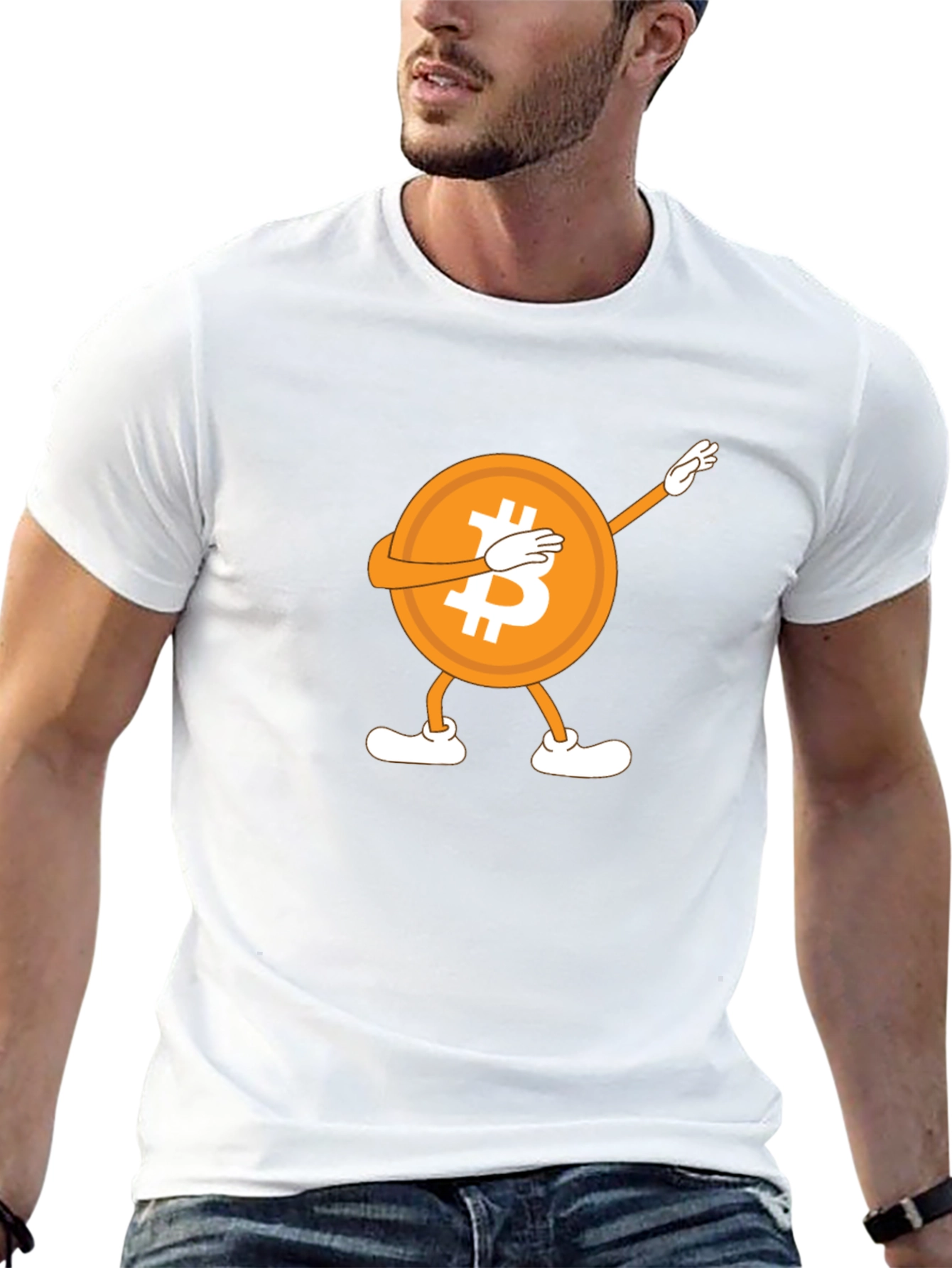 Bitcoin Dab T-Shirt - Crypto Tee