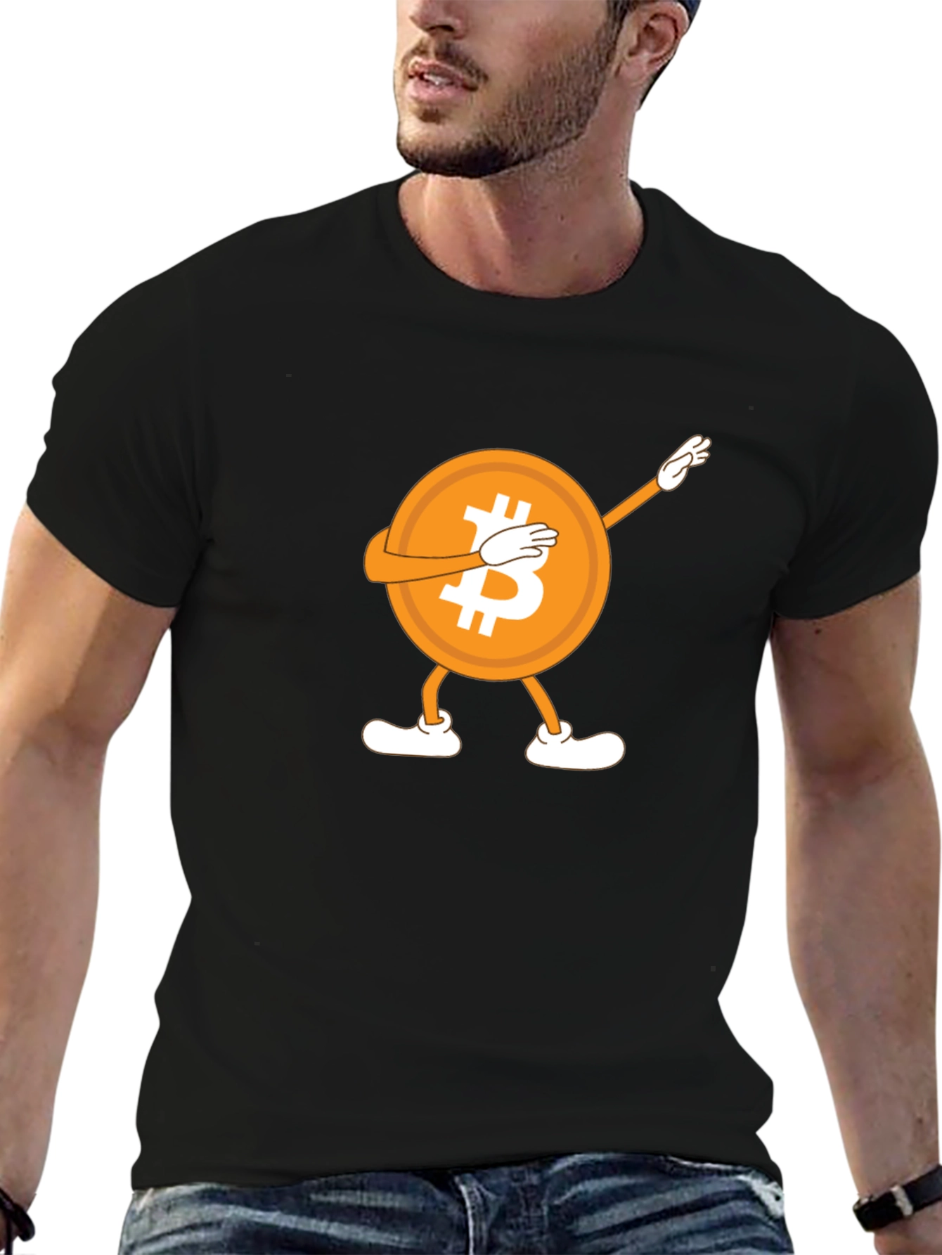 Bitcoin Dab T-Shirt - Crypto Tee