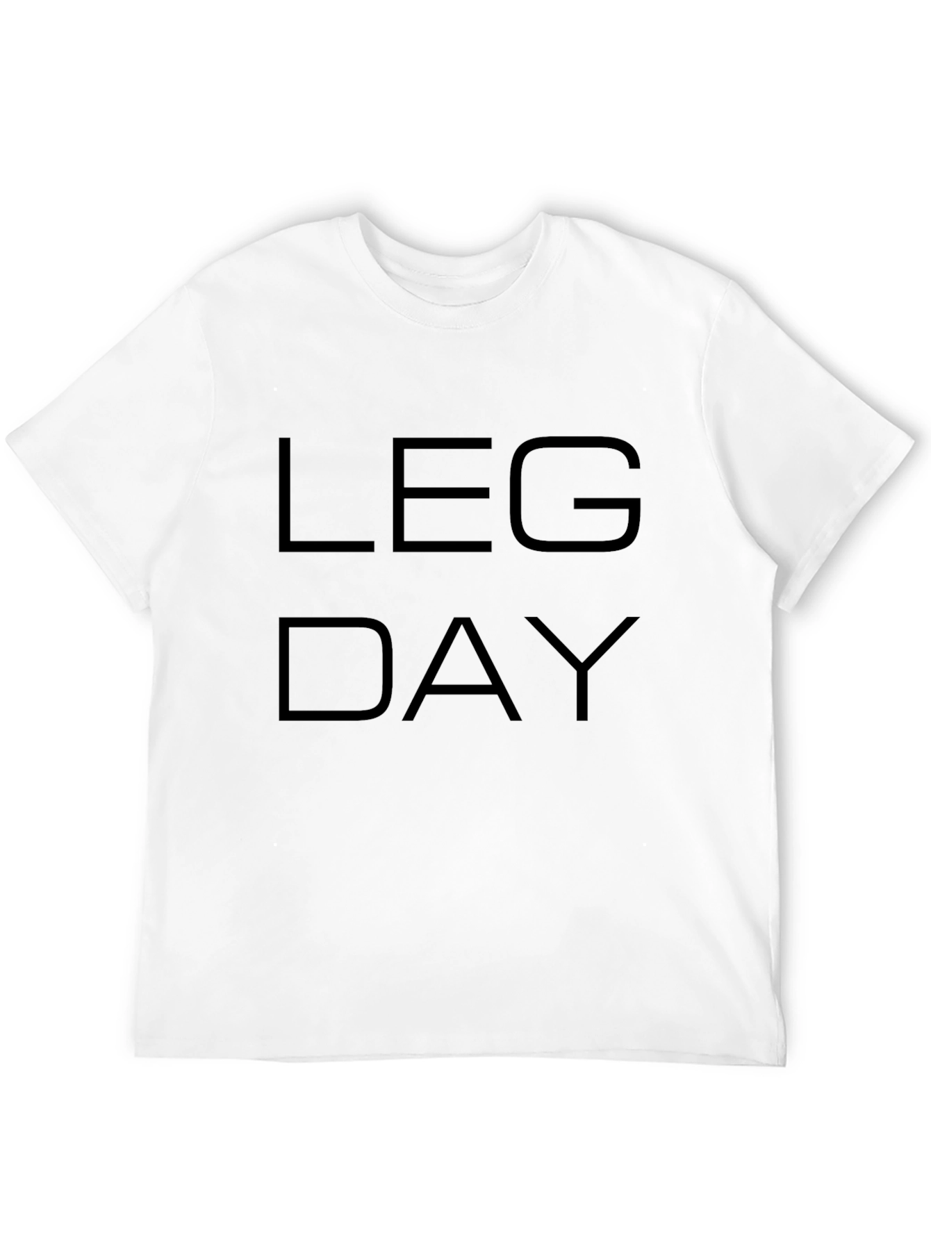 Leg Day Black T-Shirt - Gym Motivation Apparel