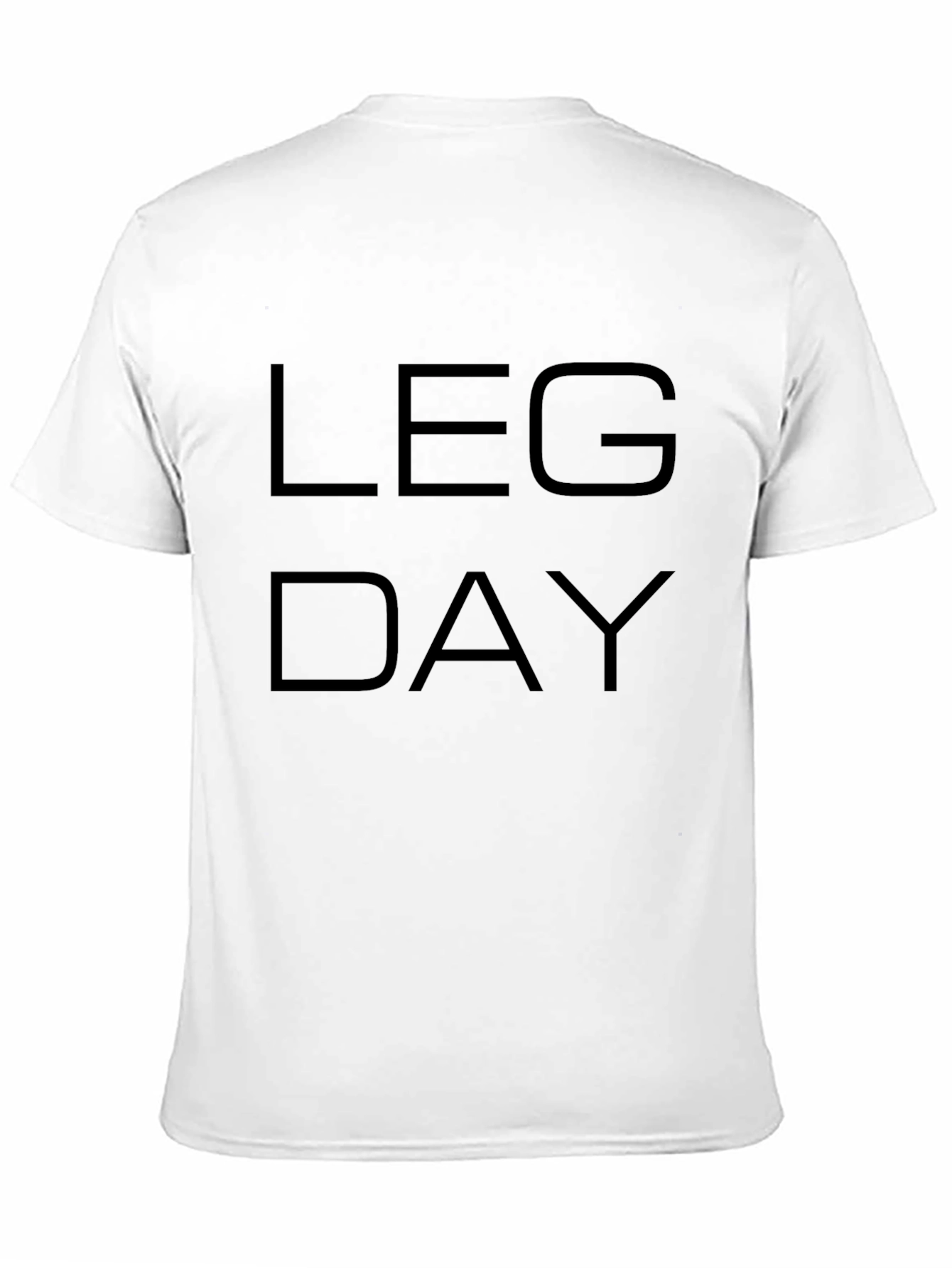 Leg Day Black T-Shirt - Gym Motivation Apparel
