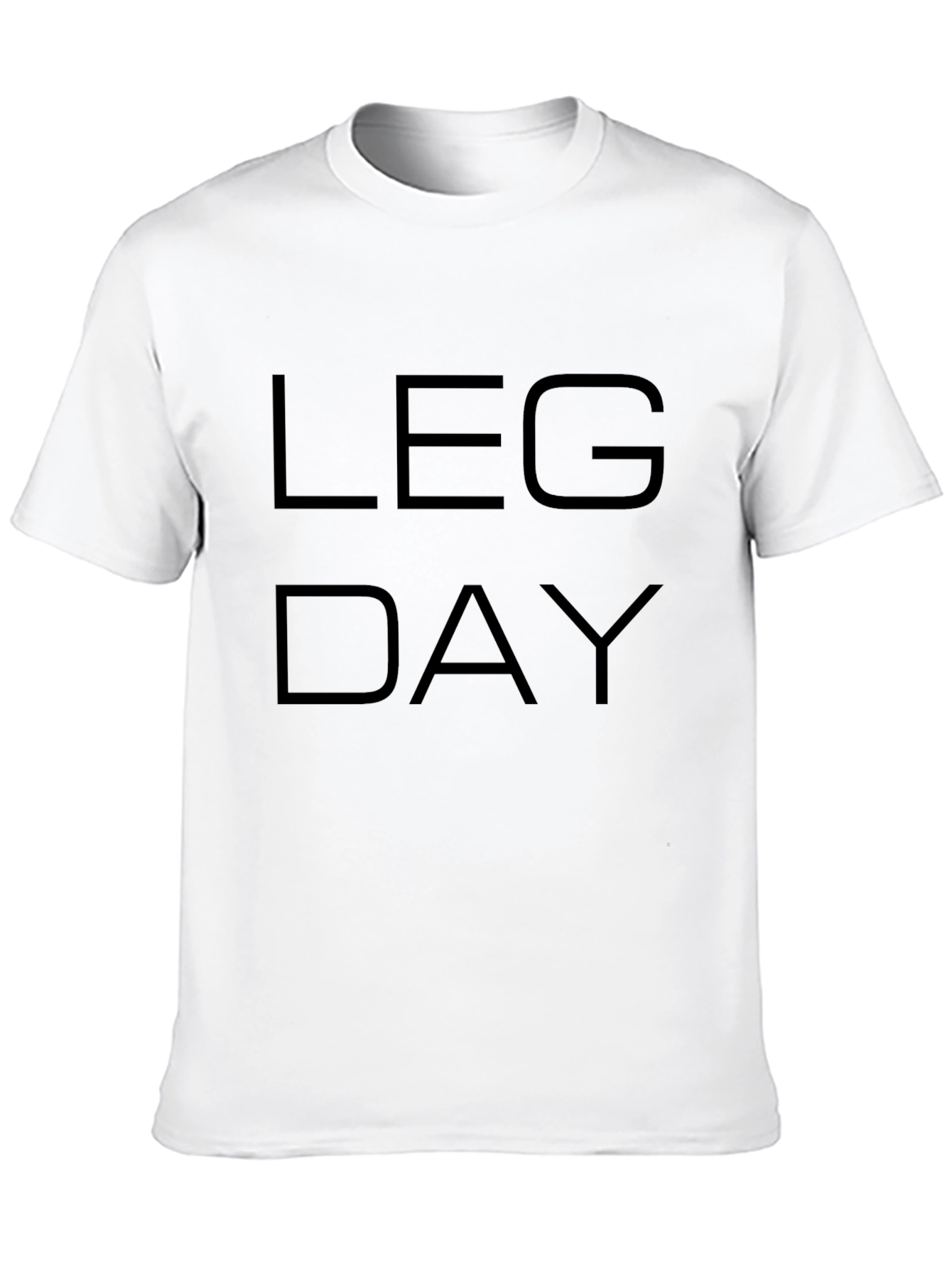 Leg Day Black T-Shirt - Gym Motivation Apparel