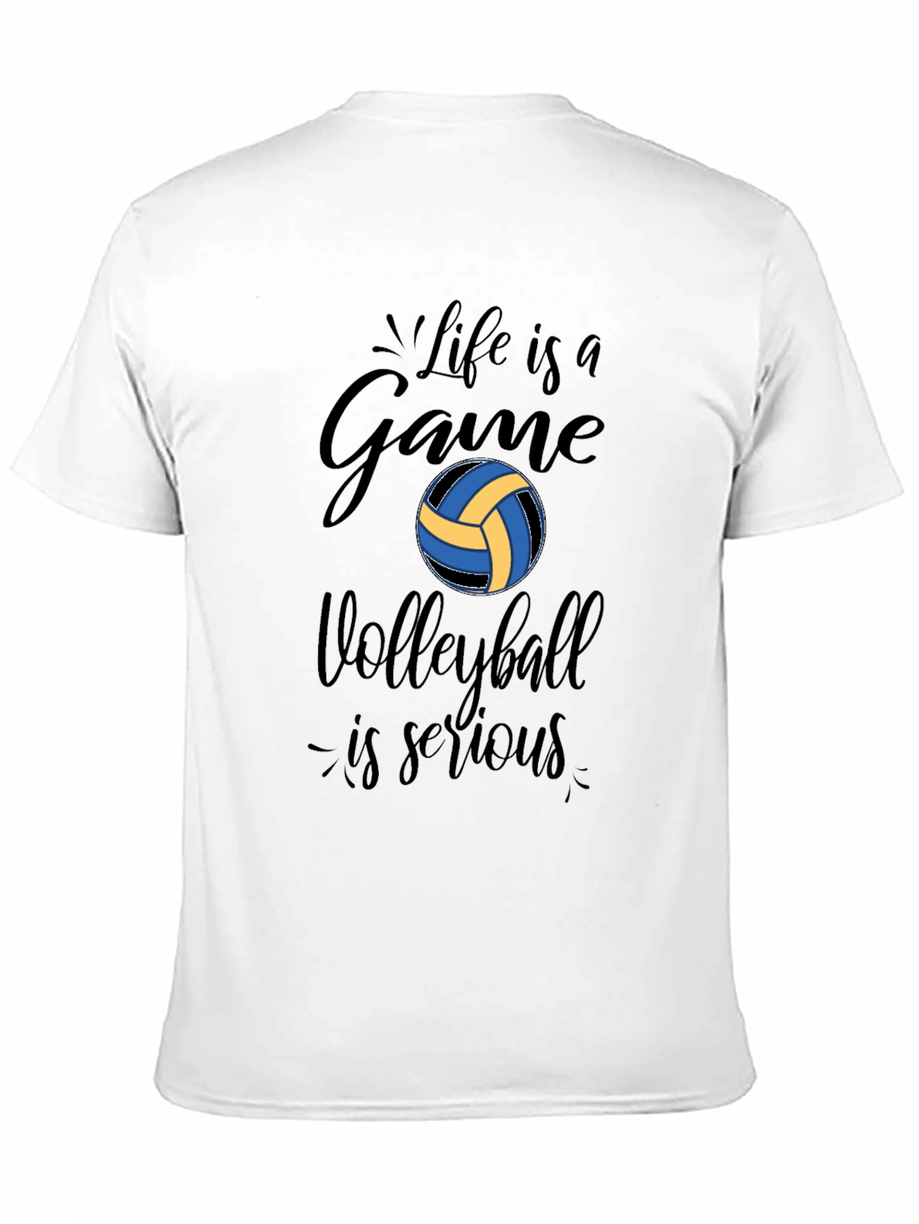 Life is a Game Volleyball Graphic T-Shirt