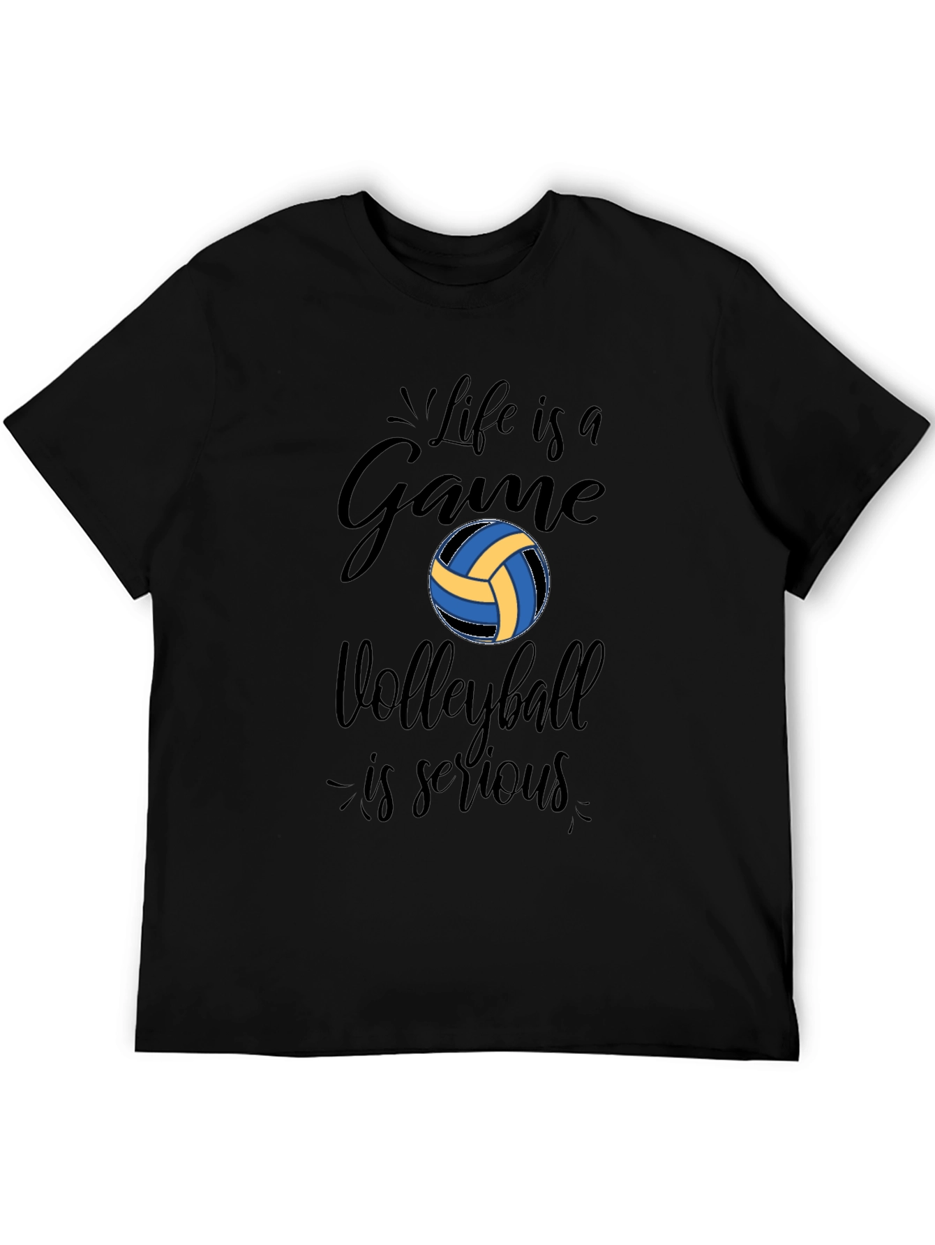 Life is a Game Volleyball Graphic T-Shirt