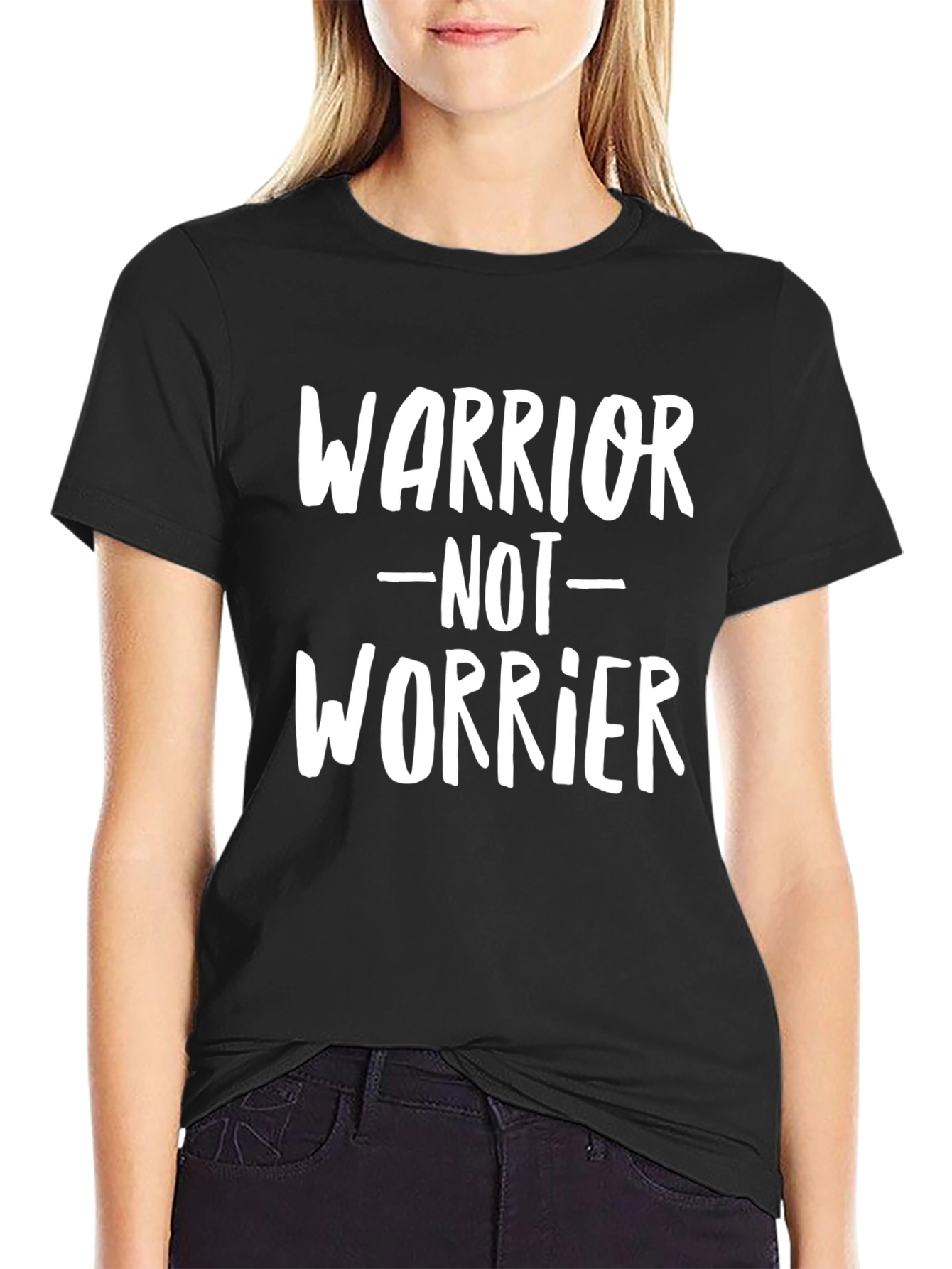 Warrior Not Worrier Graphic Tee