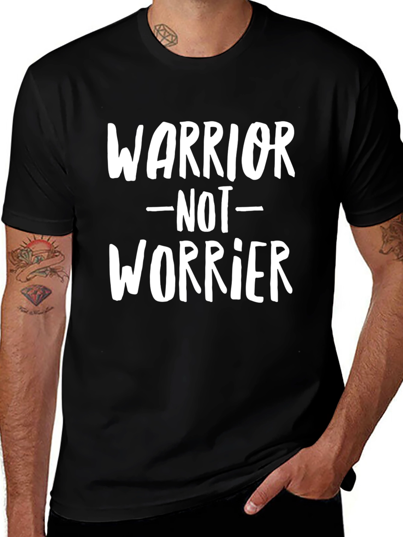 Warrior Not Worrier Graphic Tee