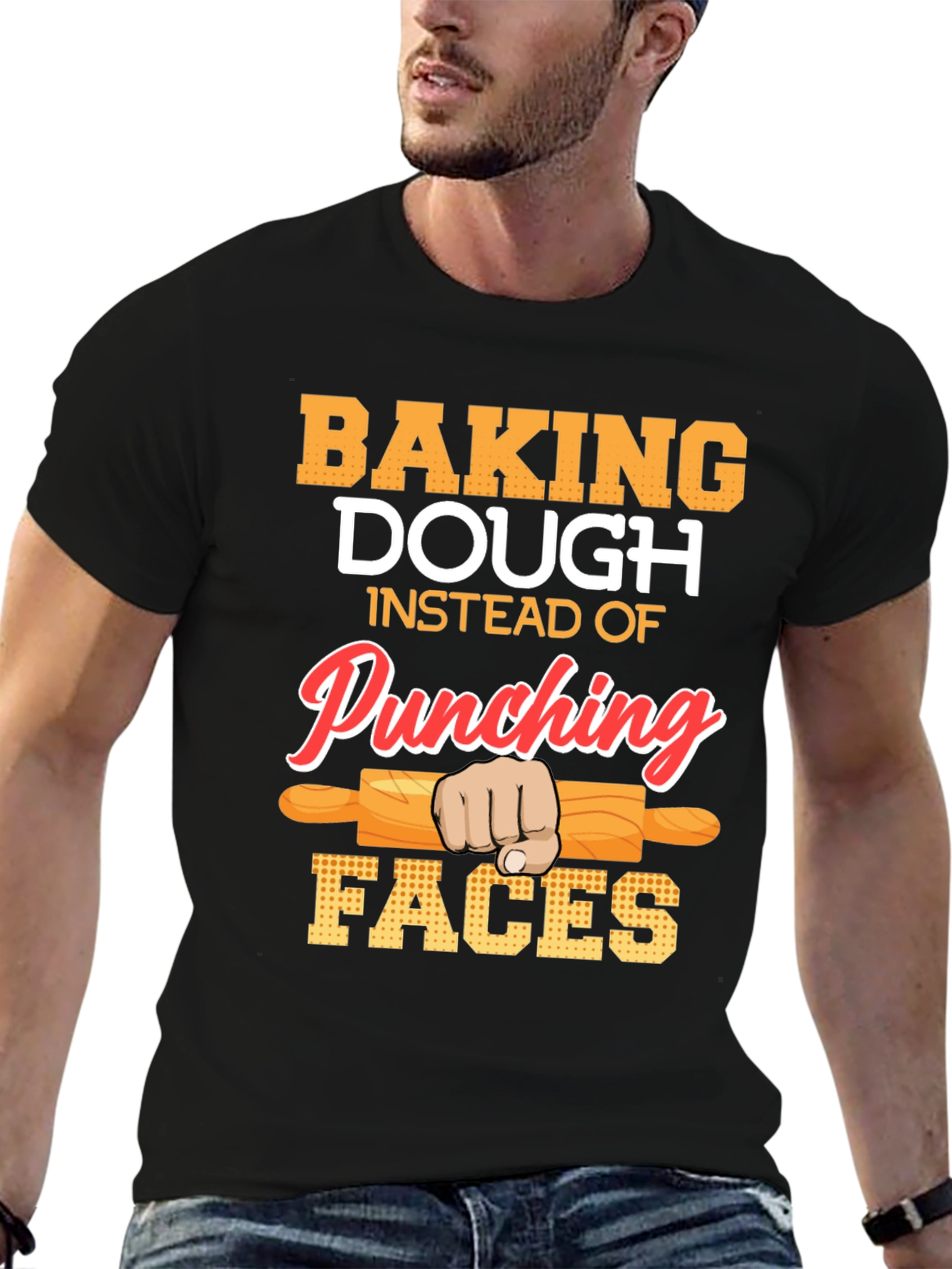 Baking Dough T-Shirt: Punching Faces Alternative!
