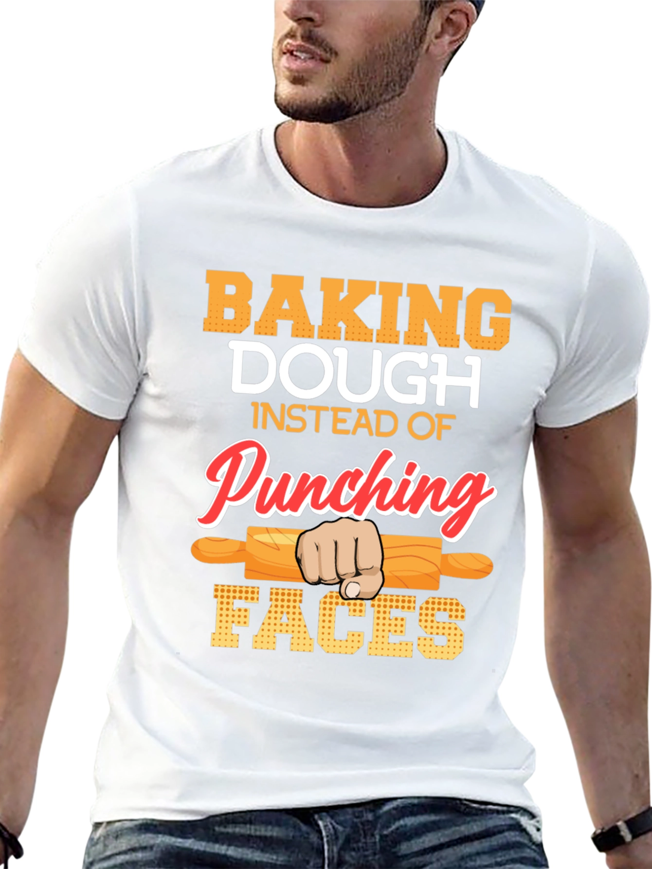 Baking Dough T-Shirt: Punching Faces Alternative!