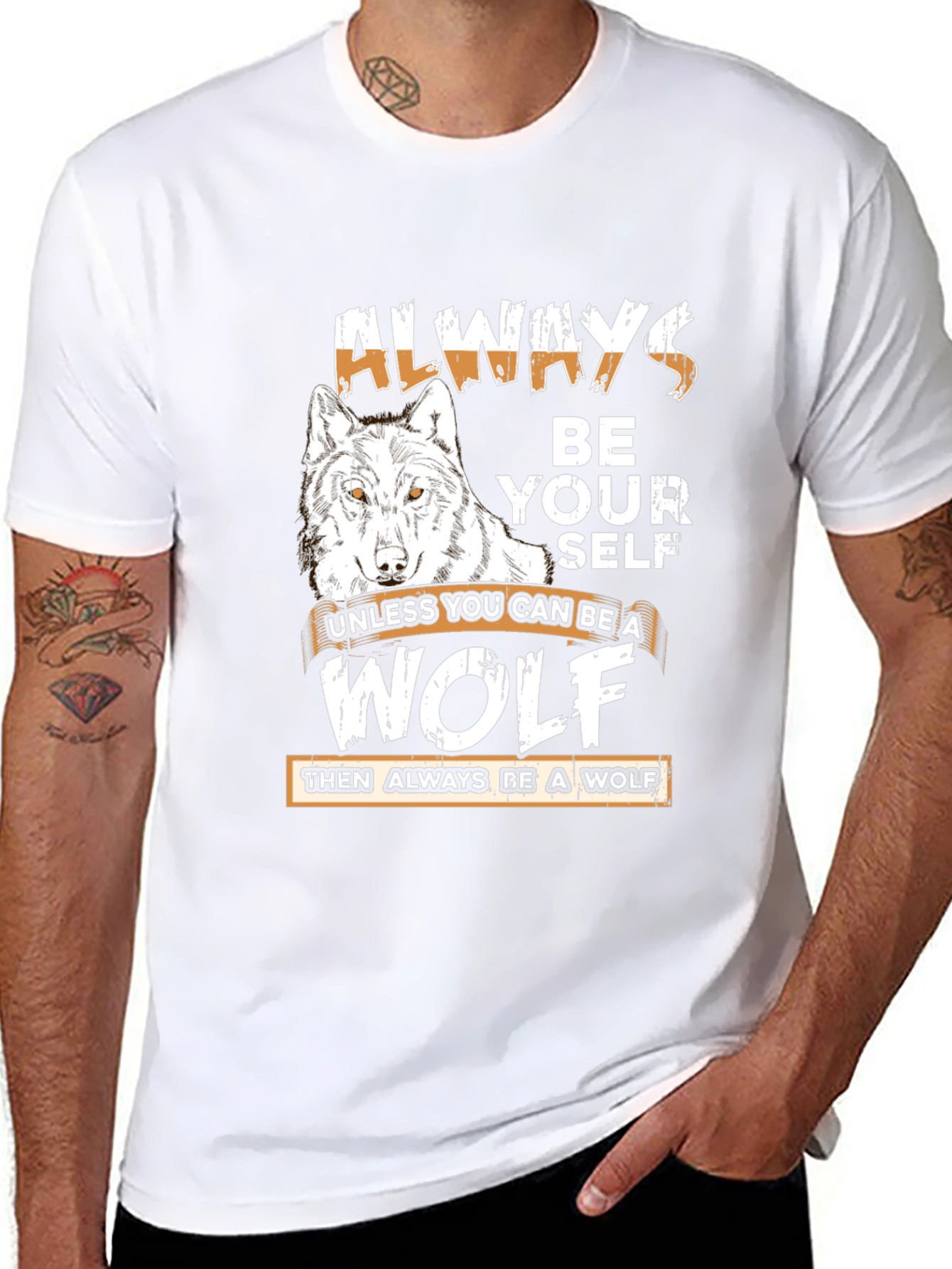 Always Be Yourself Wolf Graphic Tee