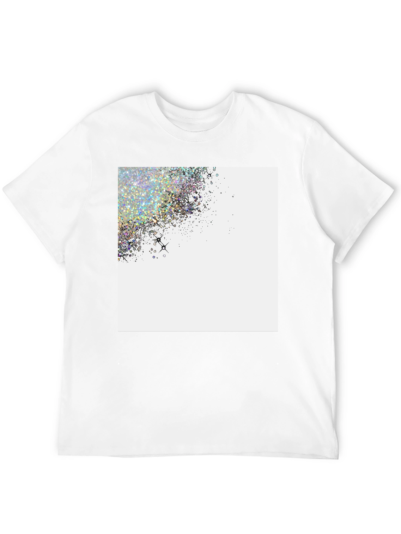 Sparkling Glitter Design Tee