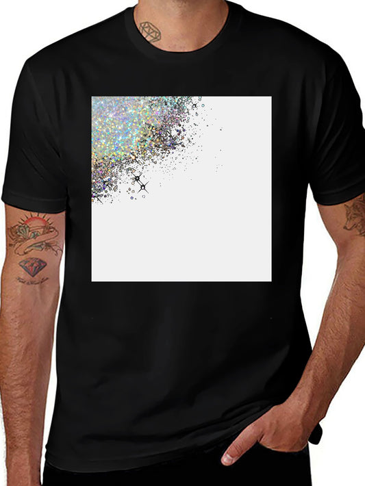 Sparkling Glitter Design Tee