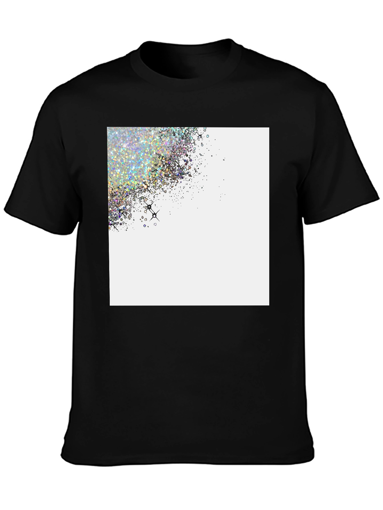 Sparkling Glitter Design Tee