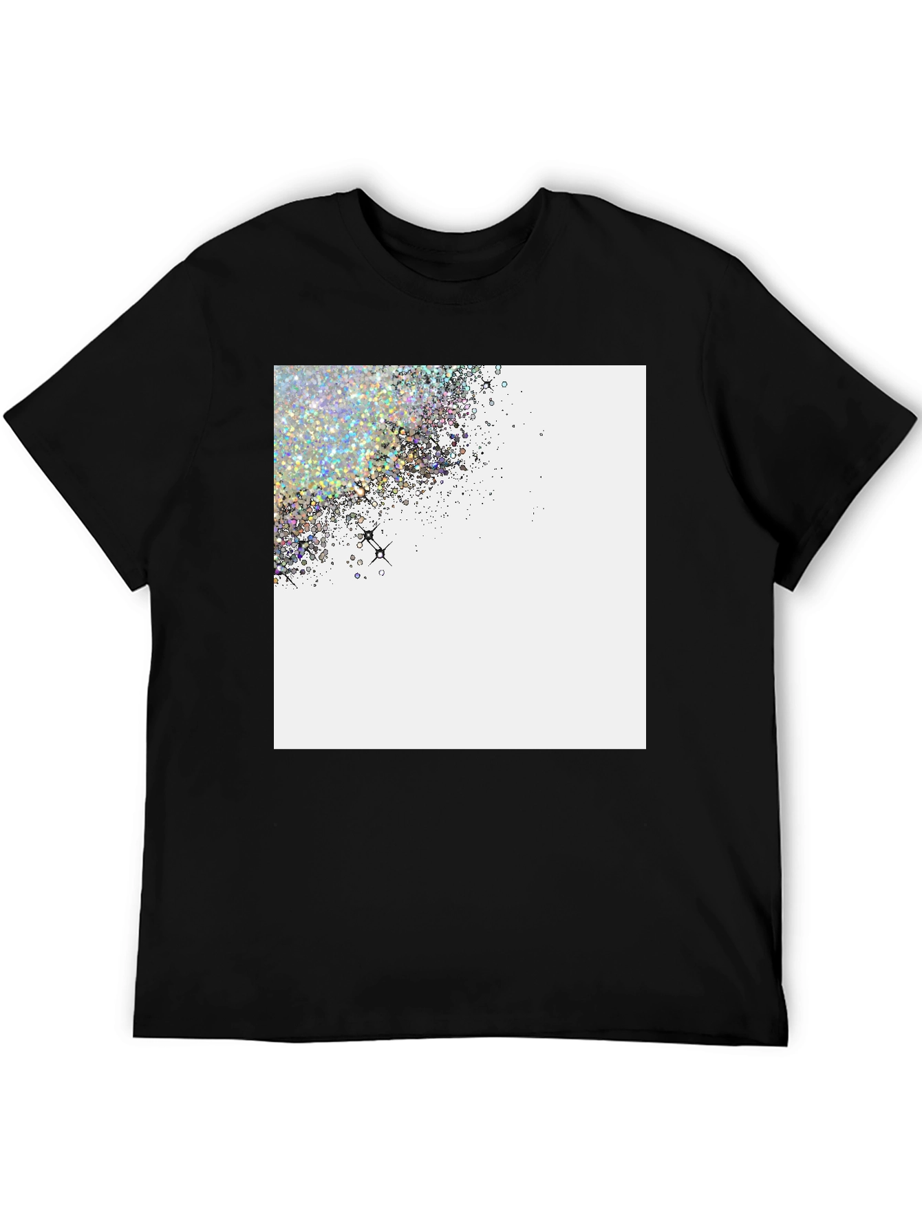 Sparkling Glitter Design Tee