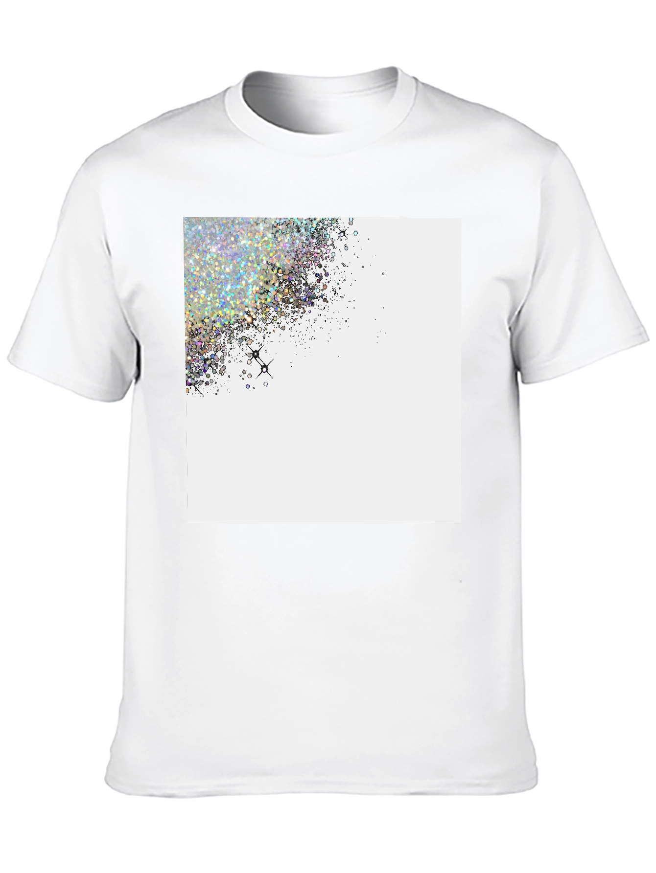 Sparkling Glitter Design Tee