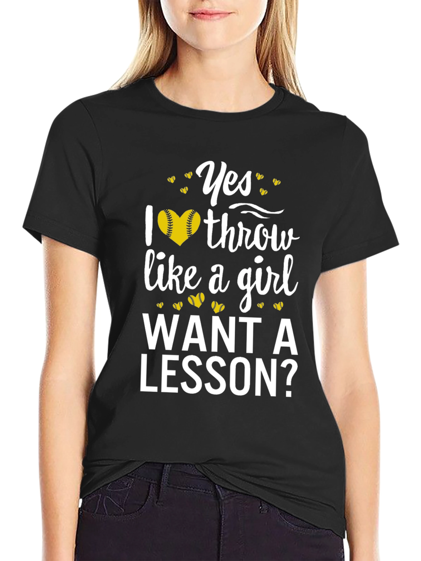 Yes I Throw Like a Girl T-Shirt