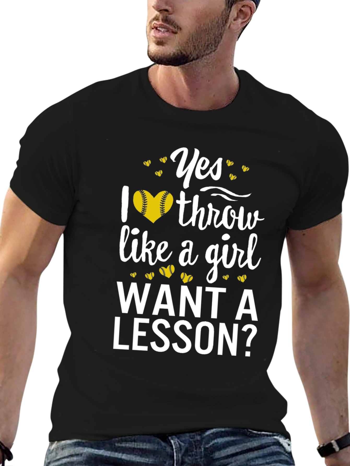 Yes I Throw Like a Girl T-Shirt