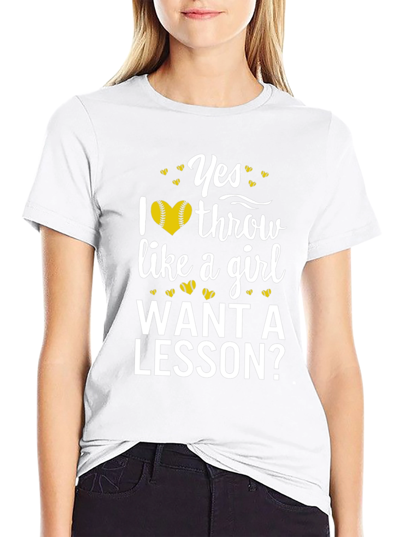 Yes I Throw Like a Girl T-Shirt