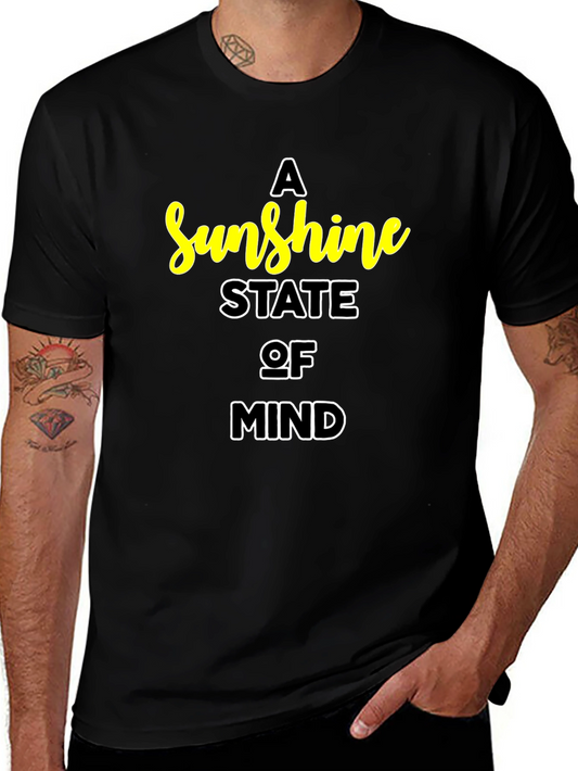 A Sunshine State of Mind Black T-Shirt