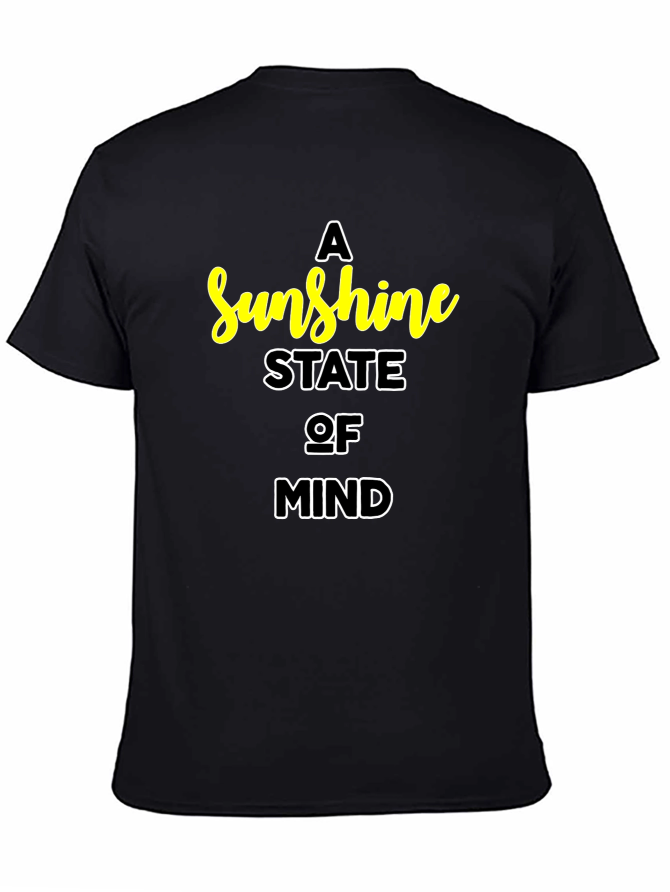 A Sunshine State of Mind Black T-Shirt