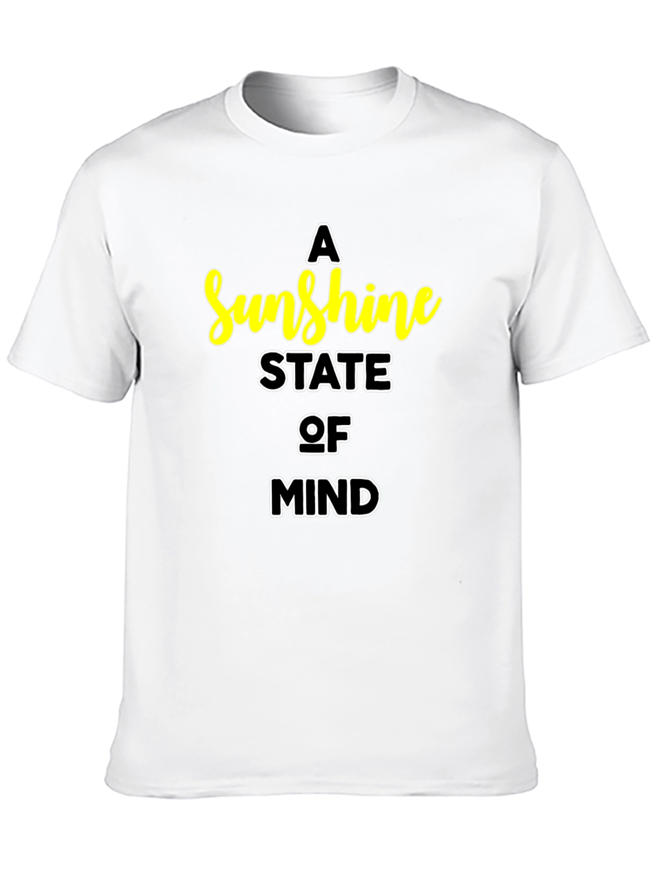 A Sunshine State of Mind Black T-Shirt