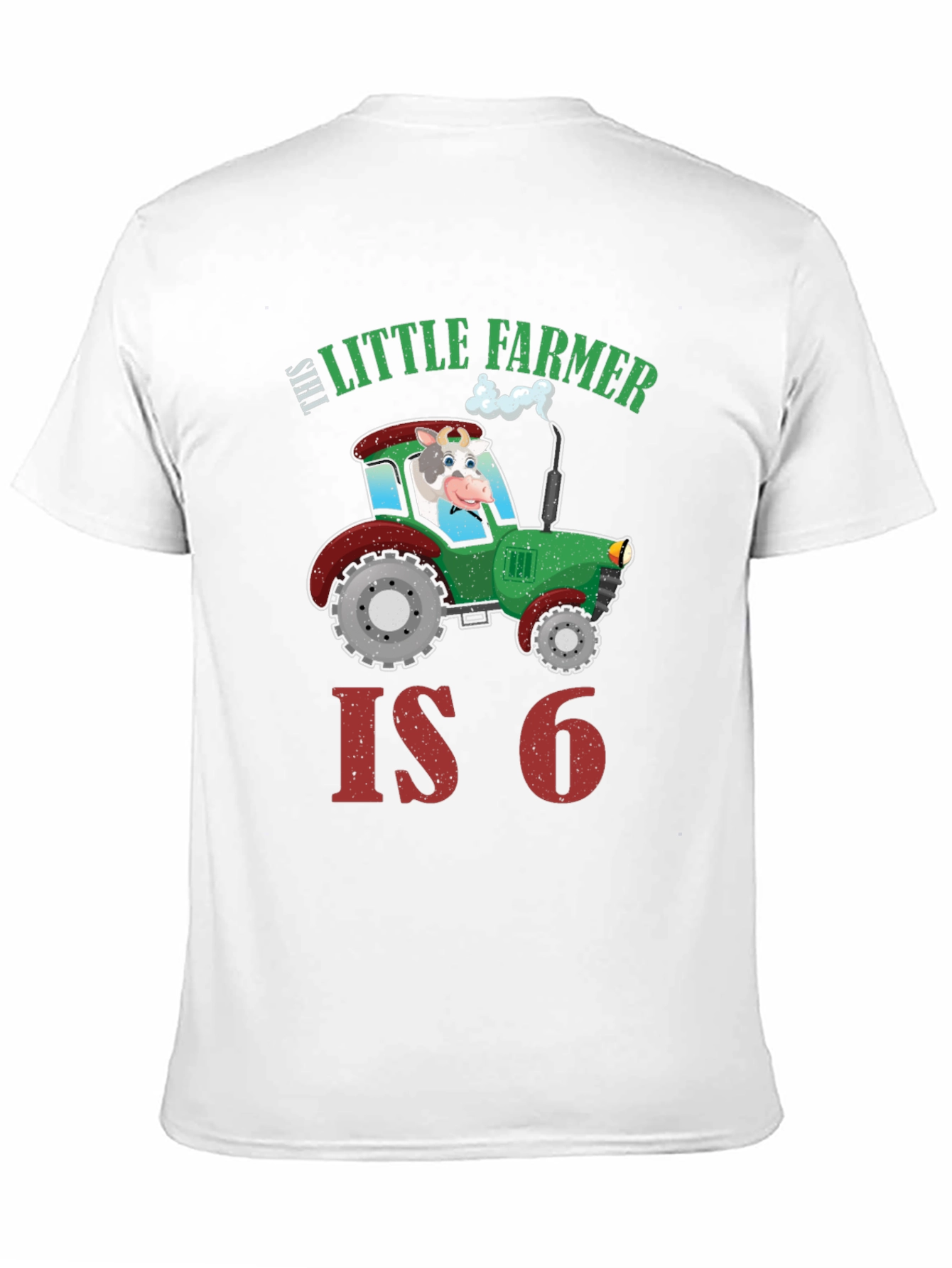 Little Farmer 6th Birthday Shirt