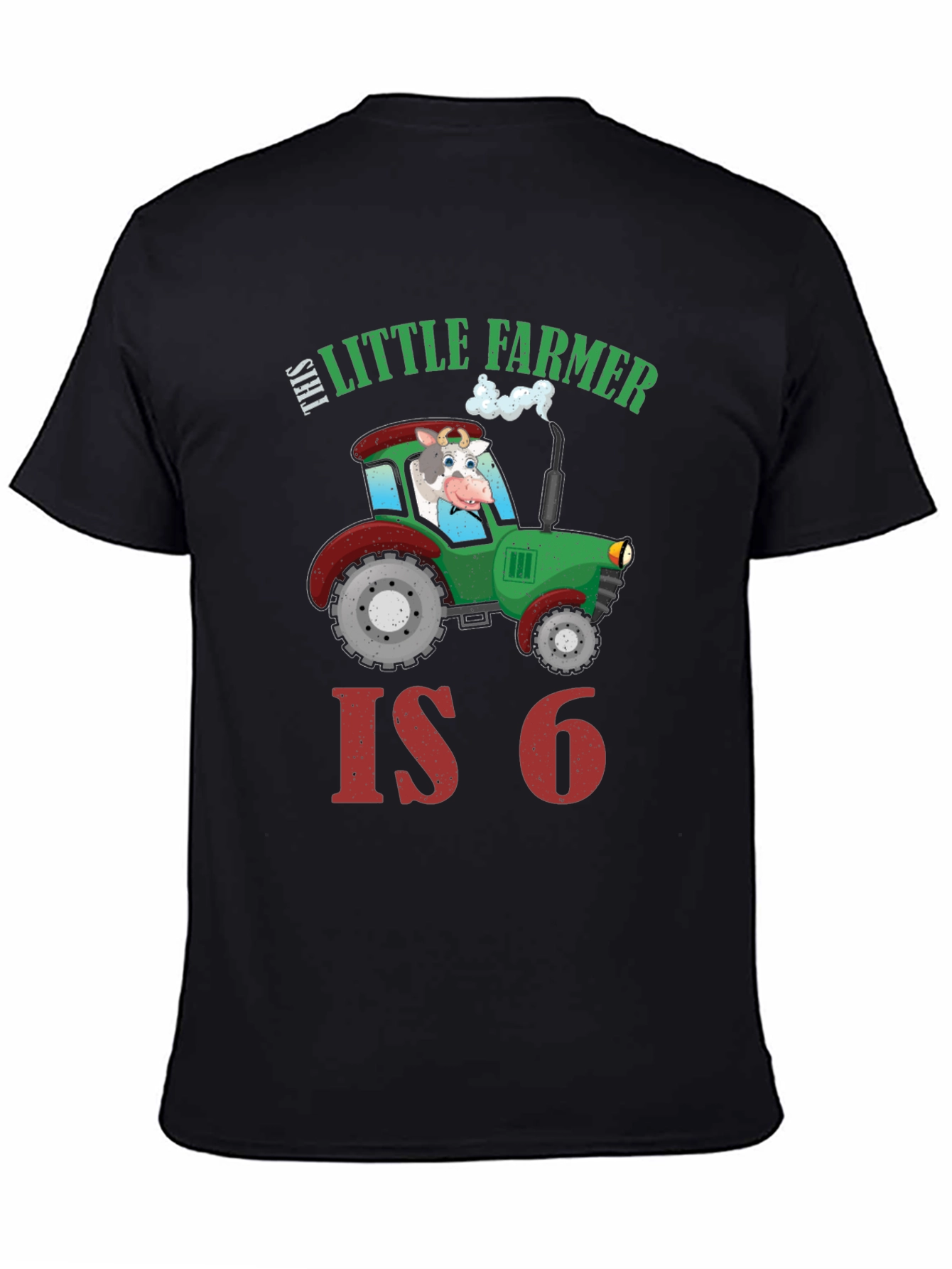 Little Farmer 6th Birthday Shirt