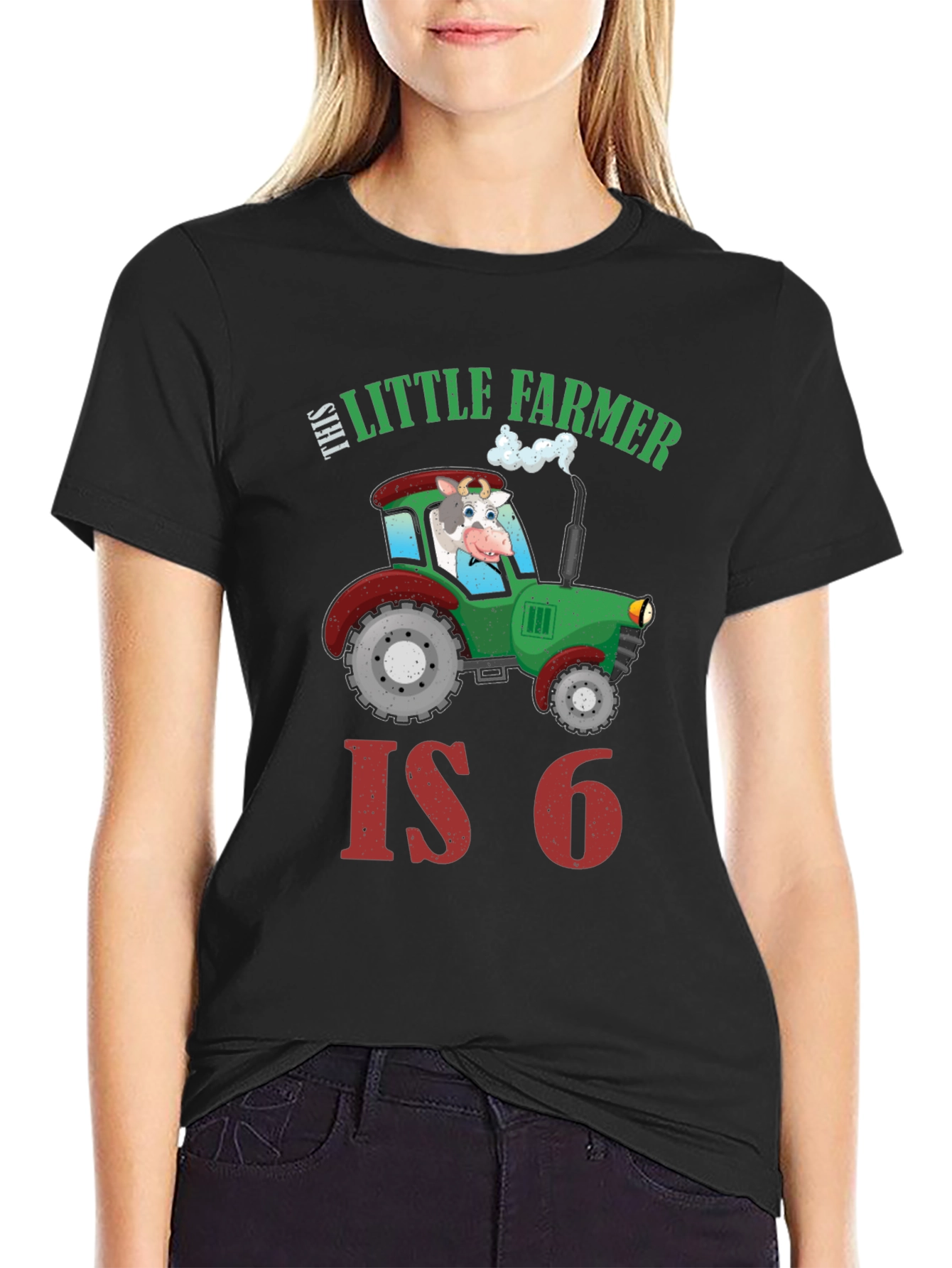 Little Farmer 6th Birthday Shirt