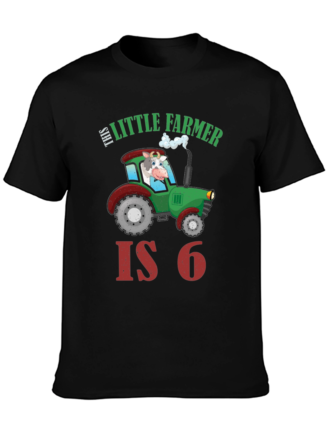 Little Farmer 6th Birthday Shirt