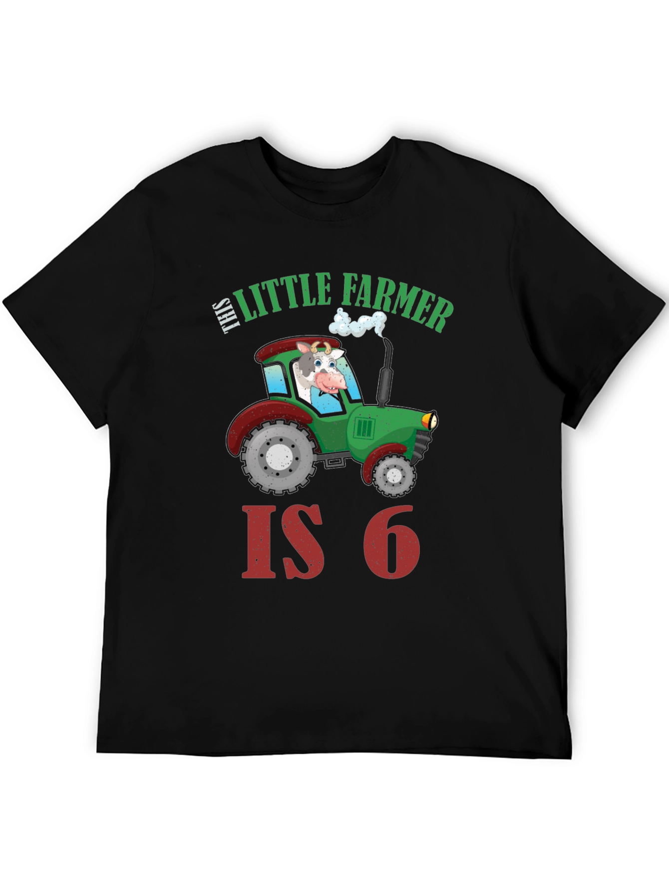 Little Farmer 6th Birthday Shirt