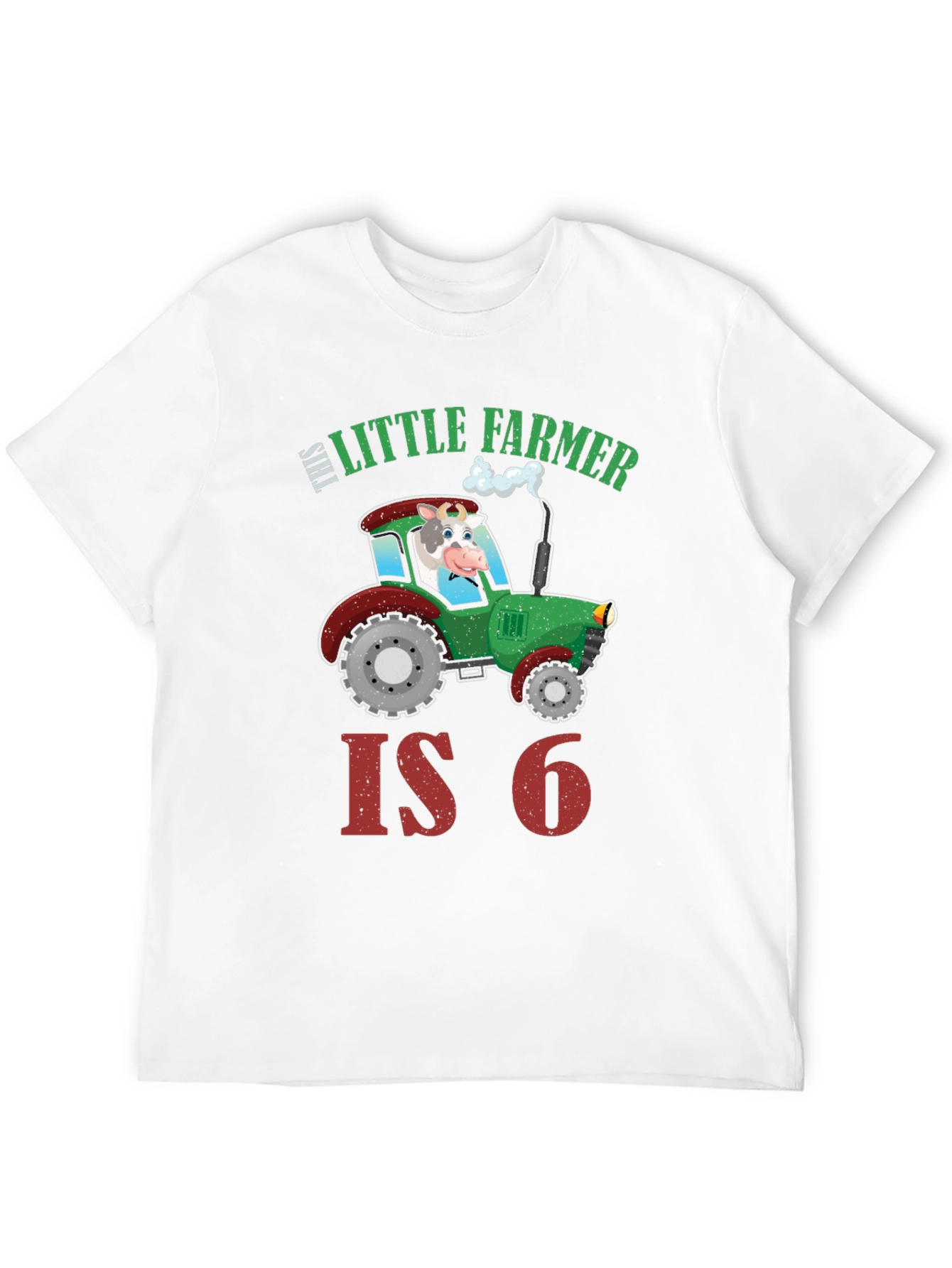 Little Farmer 6th Birthday Shirt
