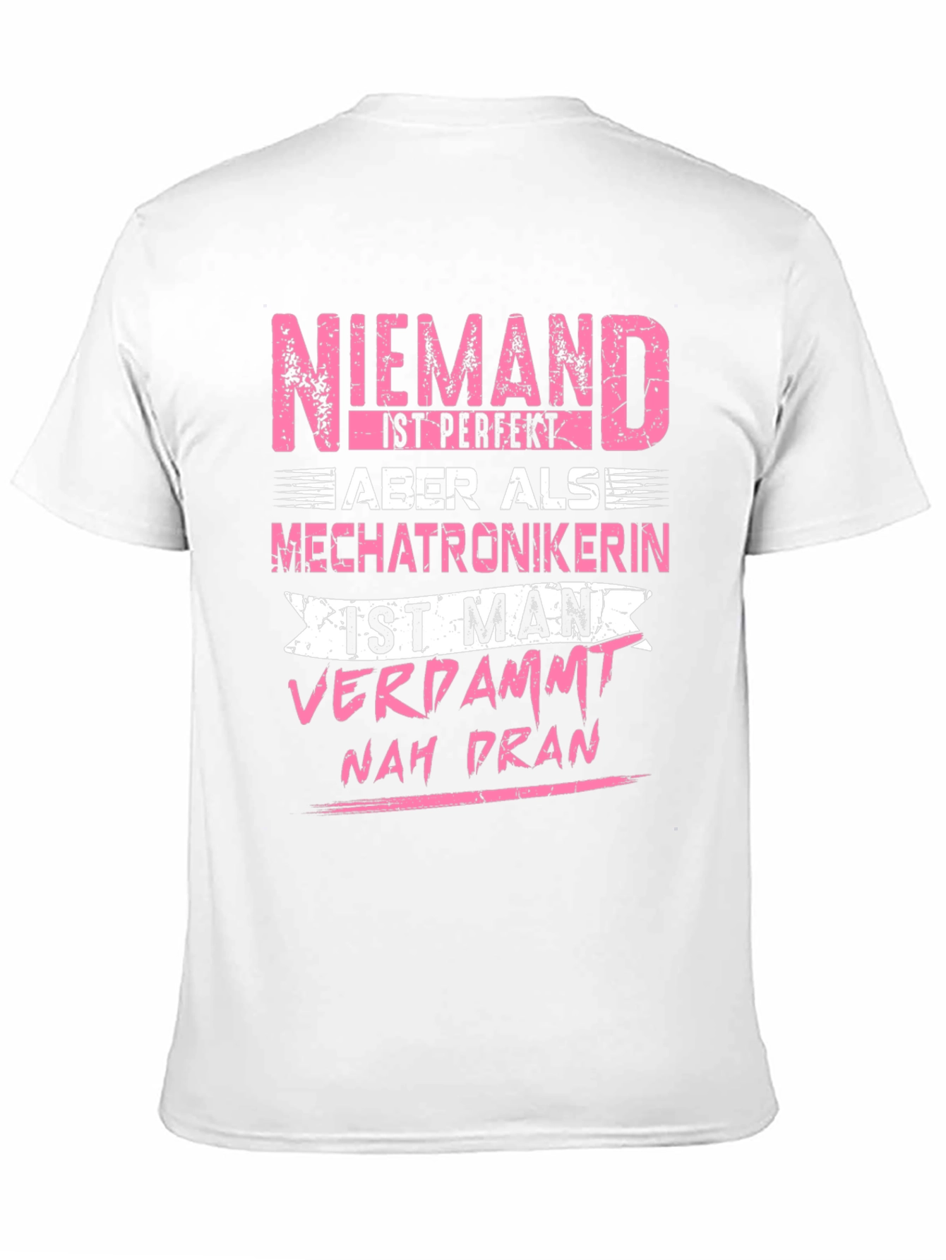 Niemand Mechatronikerin Black Graphic Tee