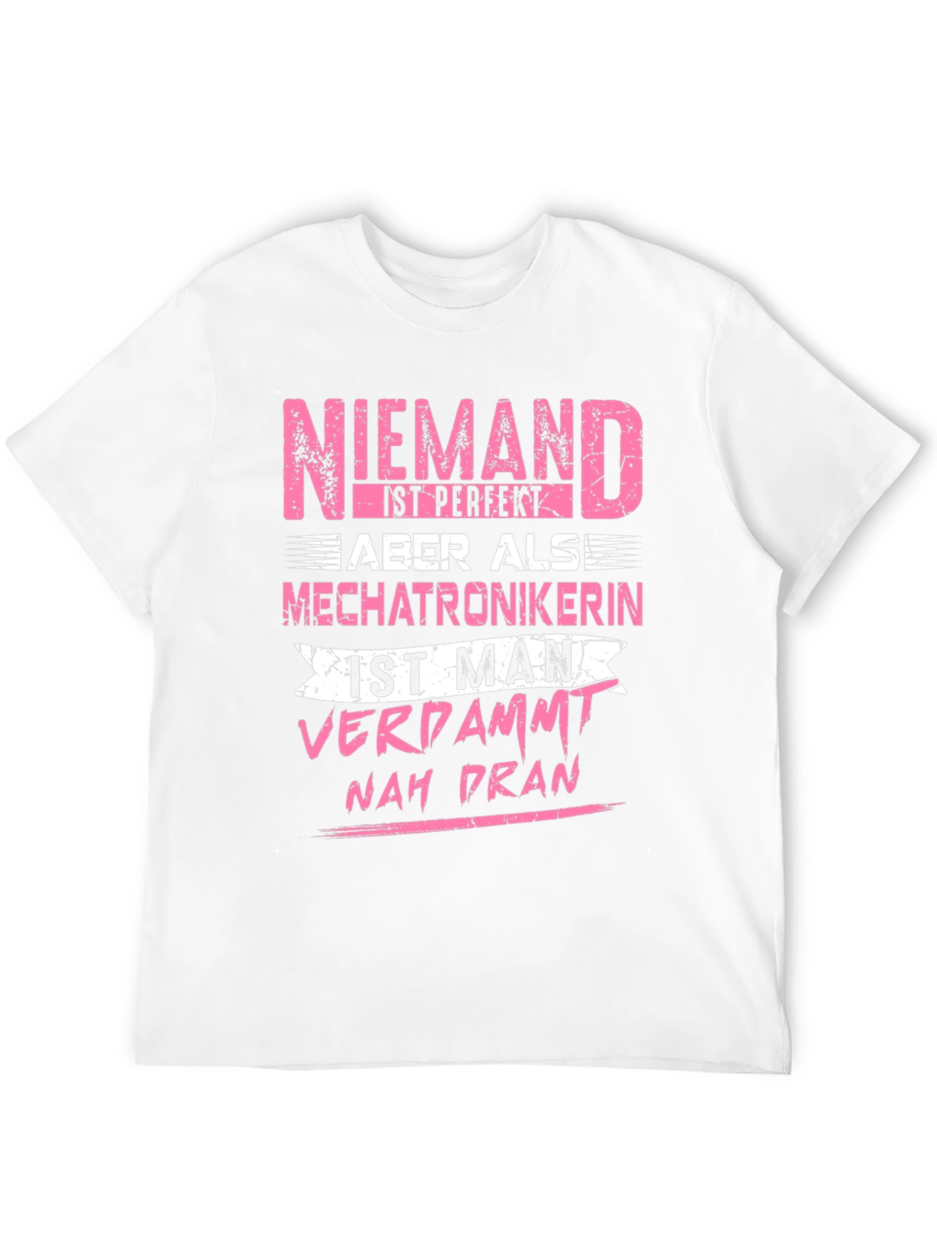 Niemand Mechatronikerin Black Graphic Tee