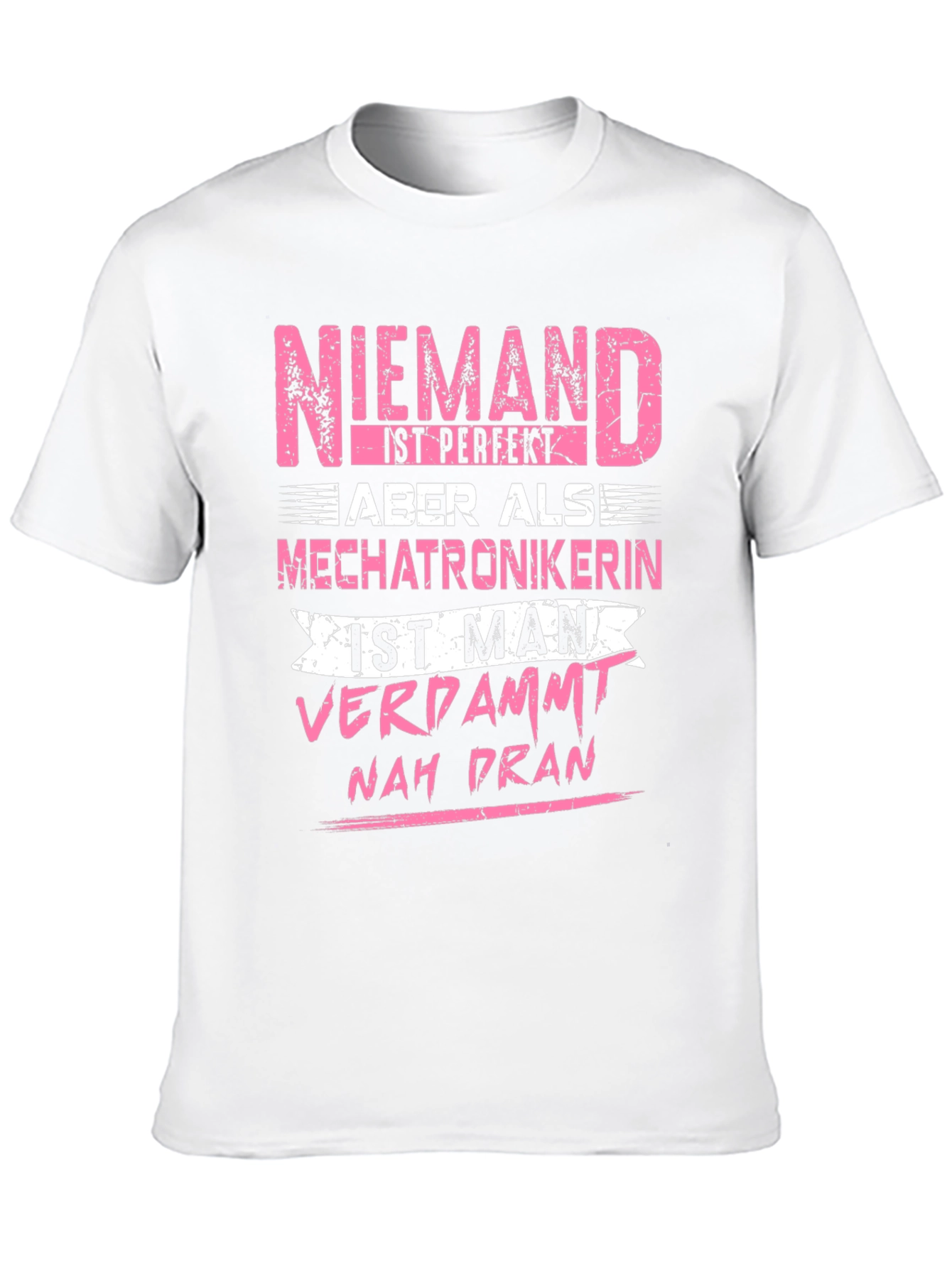 Niemand Mechatronikerin Black Graphic Tee