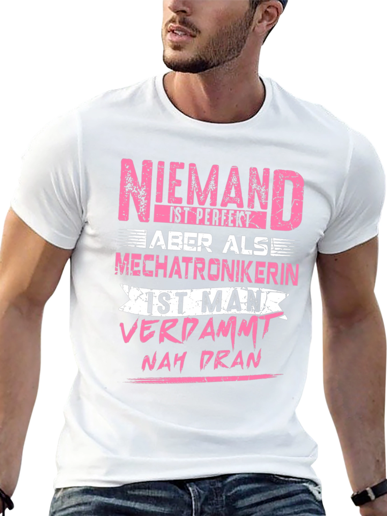 Niemand Mechatronikerin Black Graphic Tee