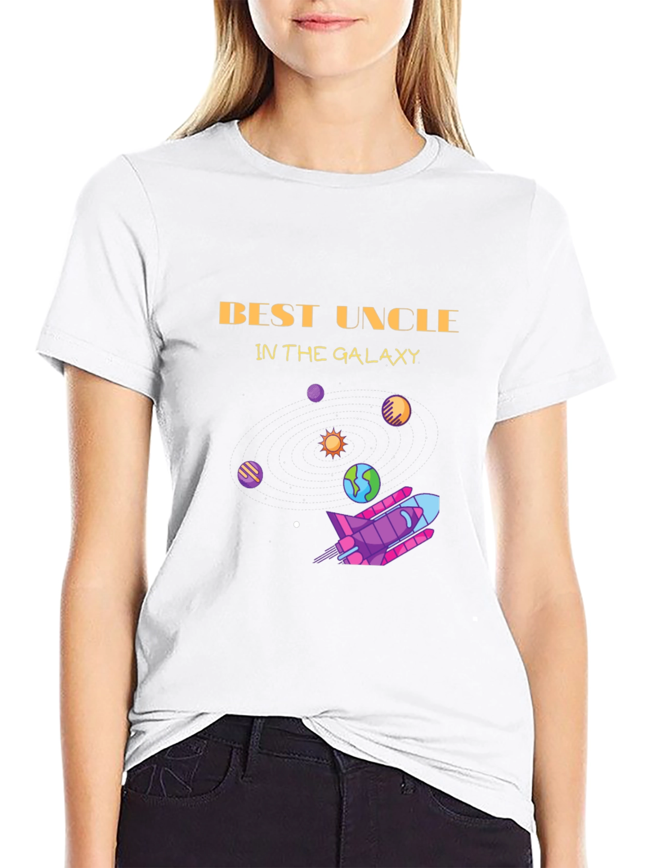 Best Uncle in the Galaxy Graphic T-Shirt