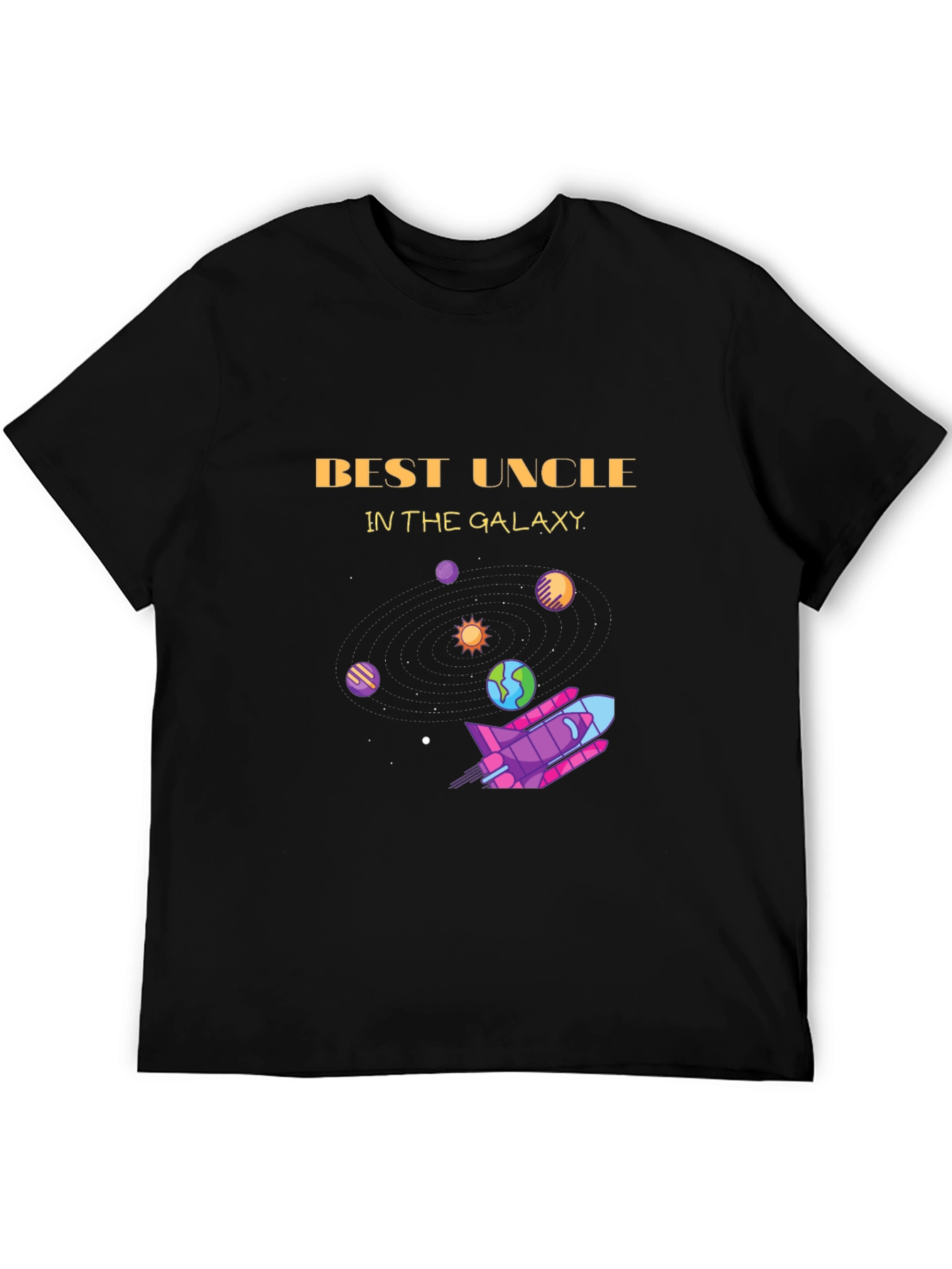 Best Uncle in the Galaxy Graphic T-Shirt