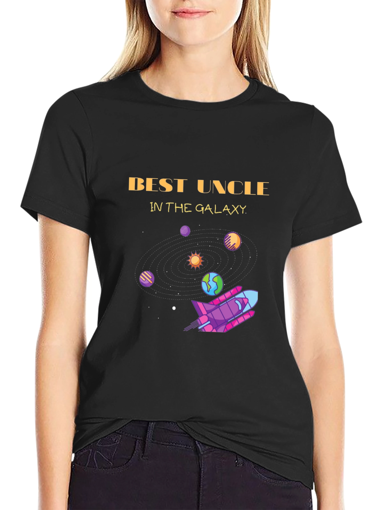 Best Uncle in the Galaxy Graphic T-Shirt