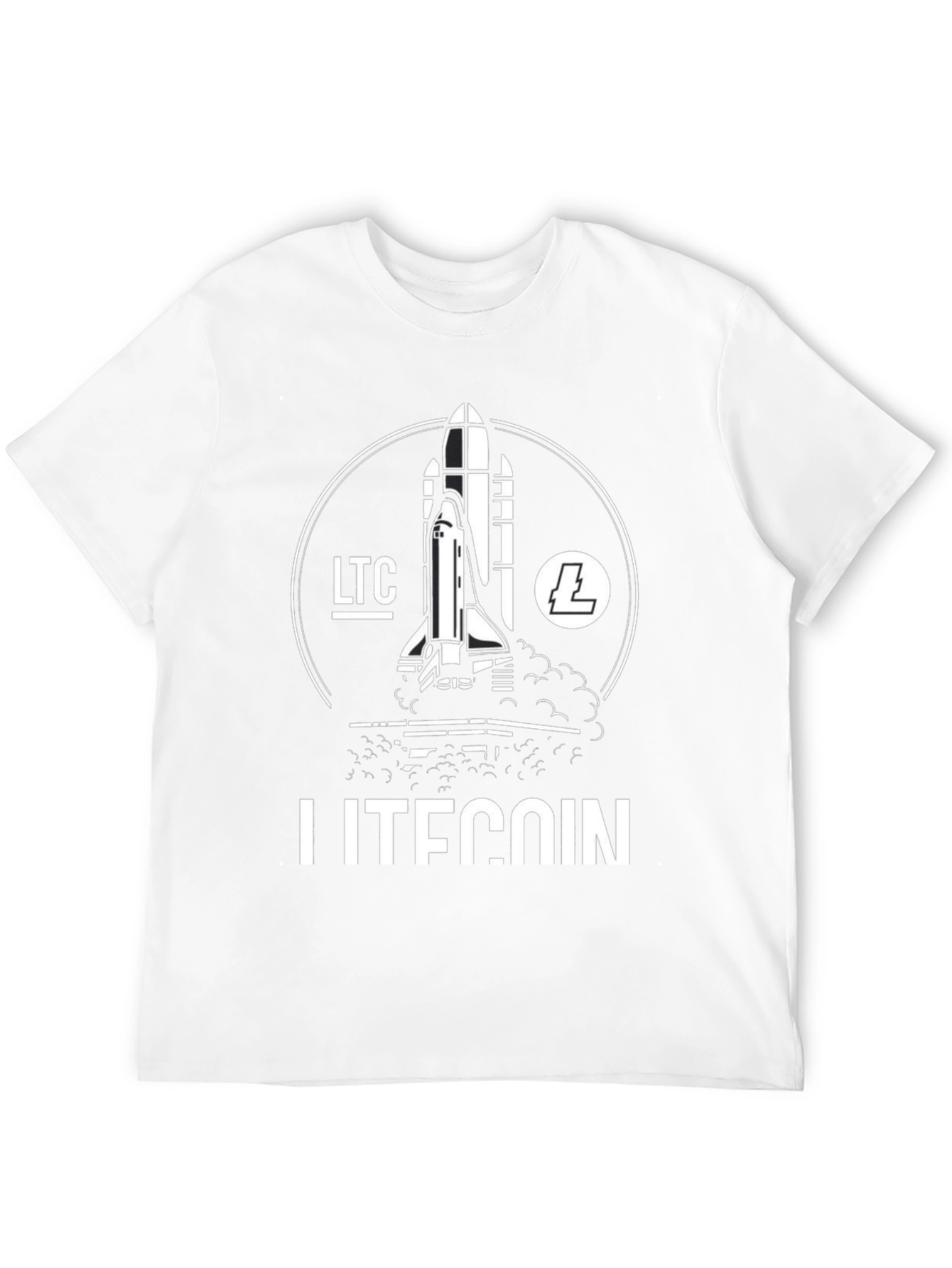 Litecoin Rocket T-Shirt - Crypto Fashion