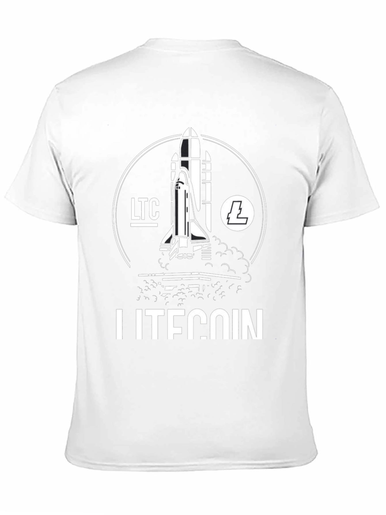 Litecoin Rocket T-Shirt - Crypto Fashion